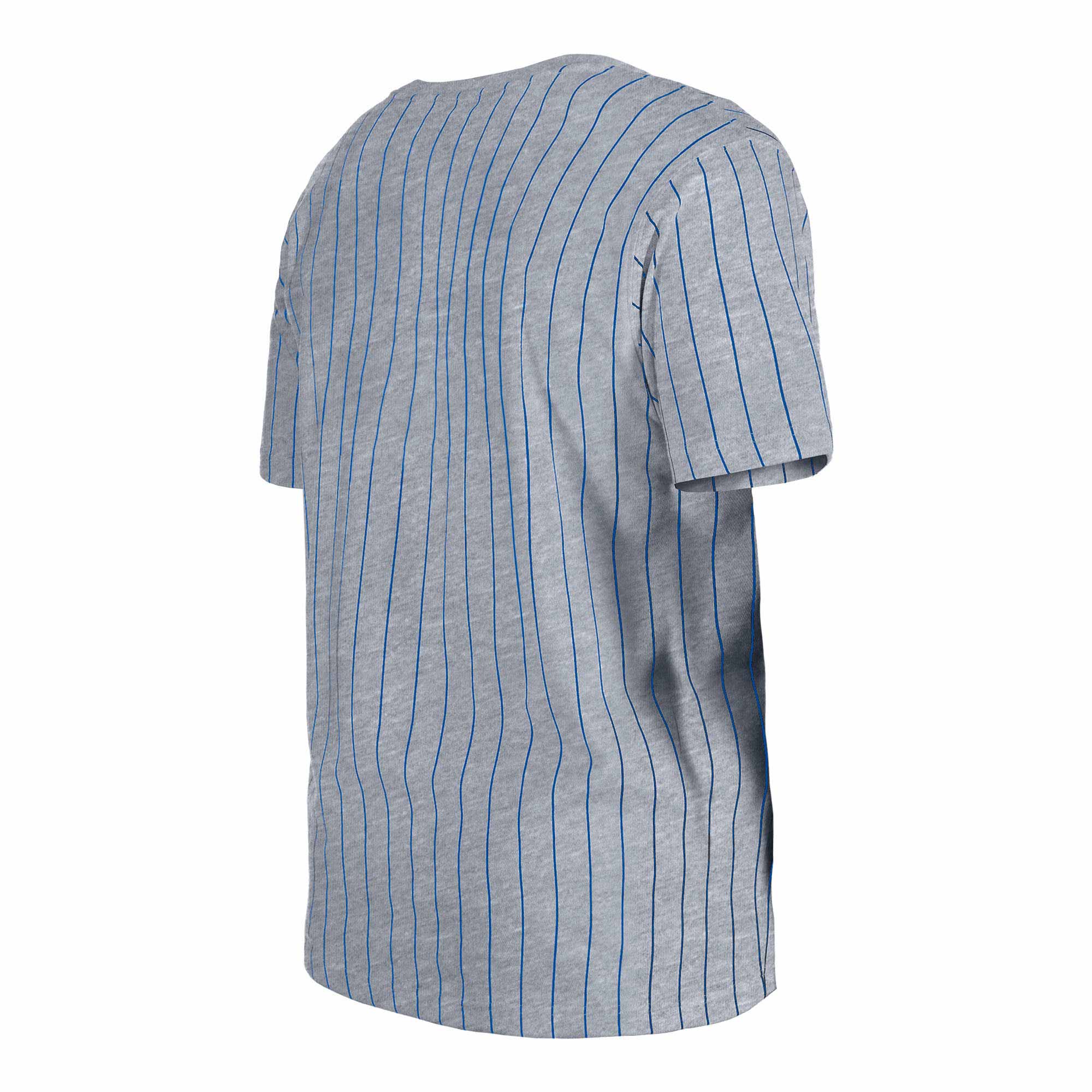Chicago Cubs Grey Pintsripe T Shirt - Image 6