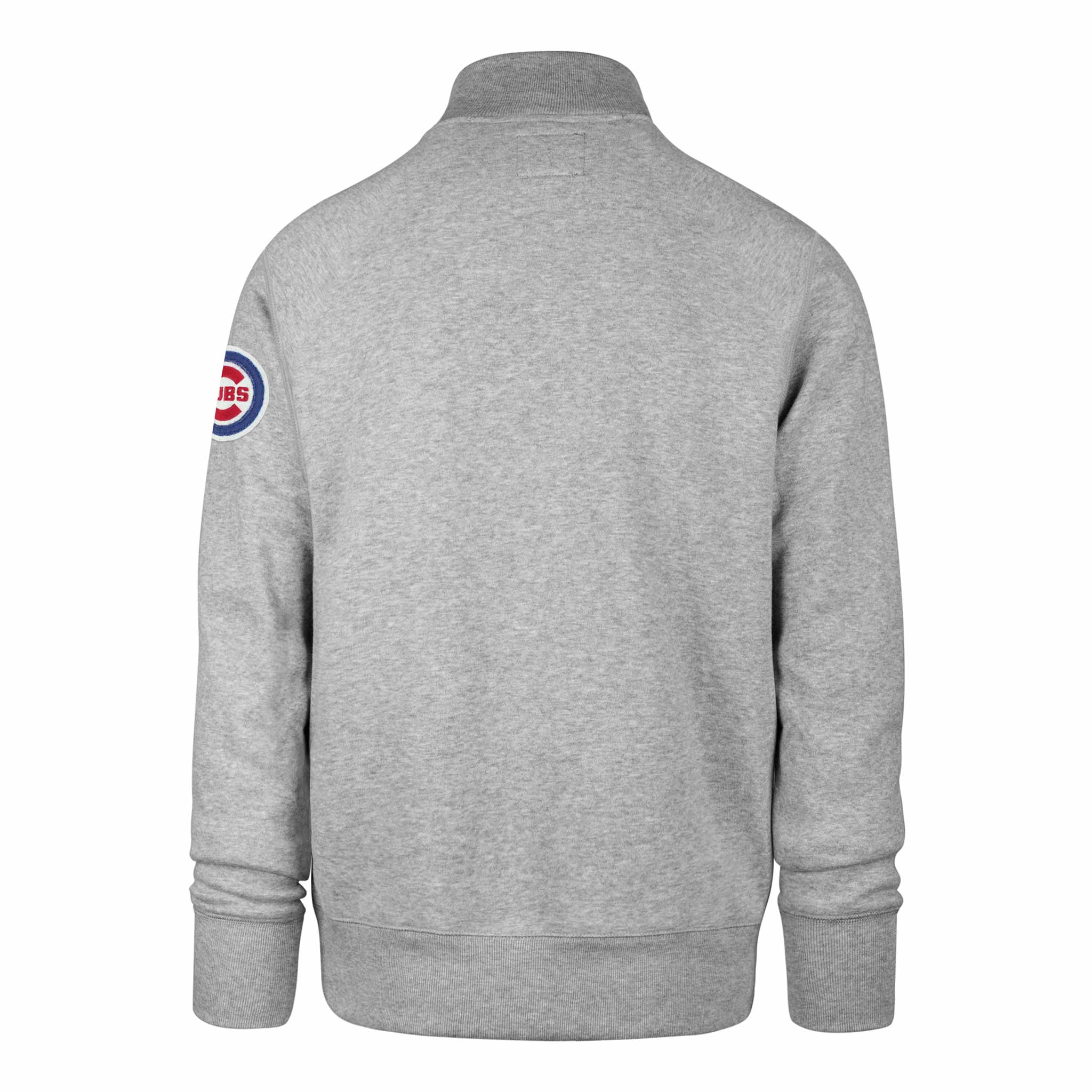 Chicago Cubs Grey Striker Bullseye Quarter Zip - Image 2