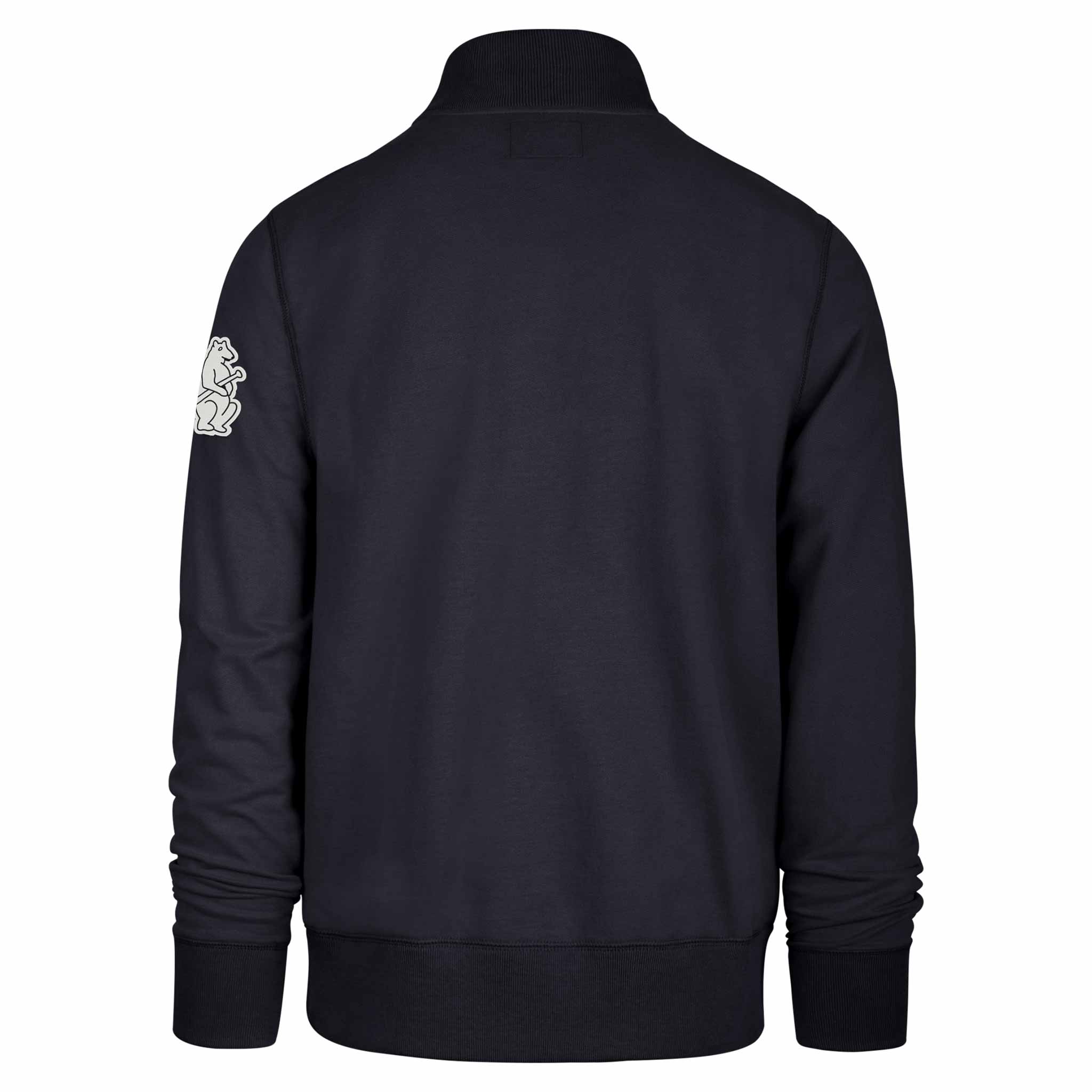 Chicago Cubs Navy 1914 Bear Striker Quarter Zip - Image 2