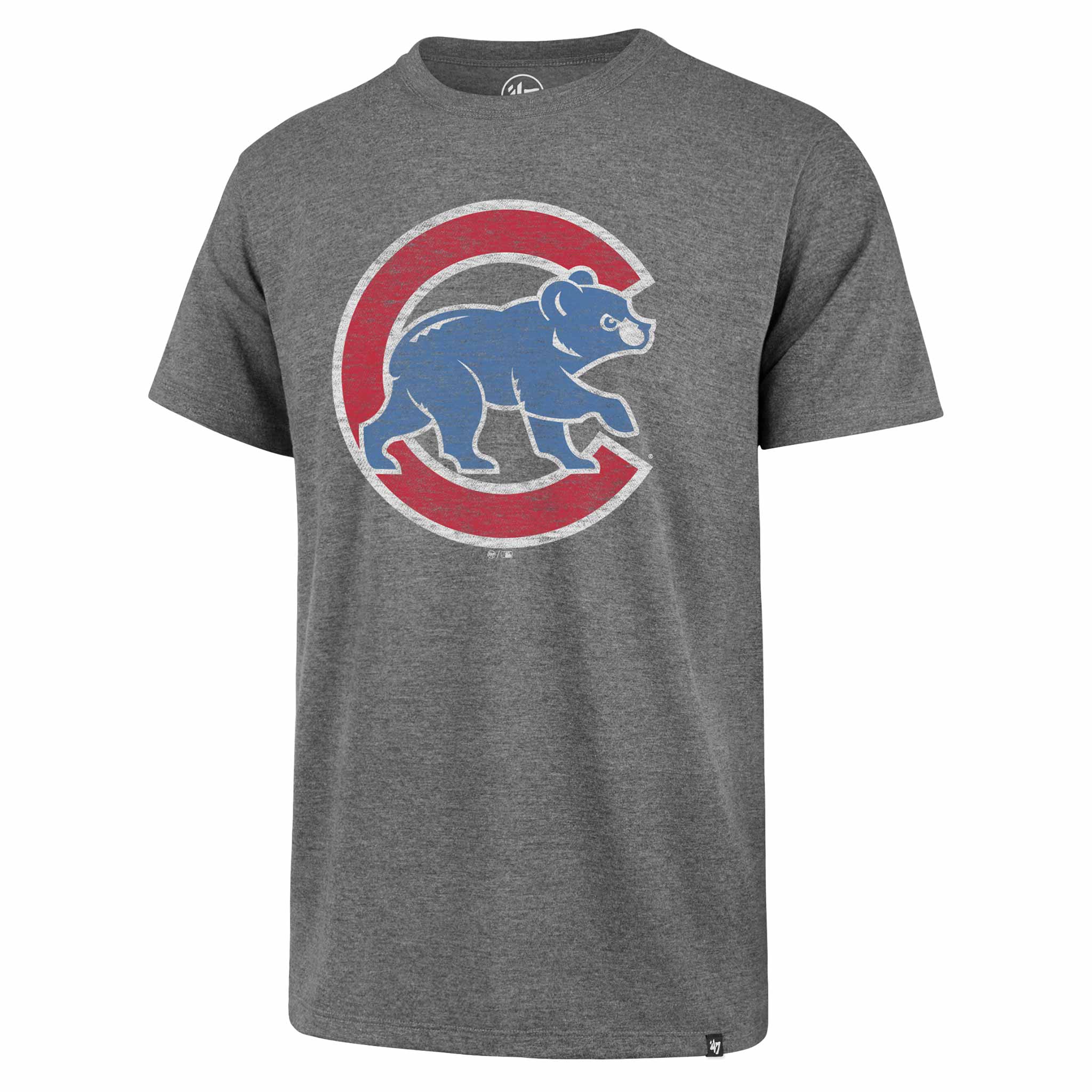 Chicago Cubs Grey Walking Bear Franklin T-Shirt