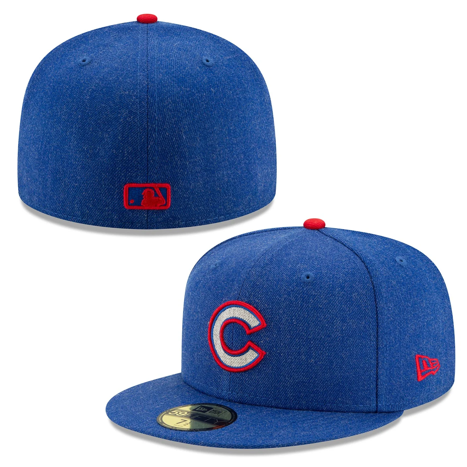 Chicago Cubs Heather 59FIFTY Fitted Cap