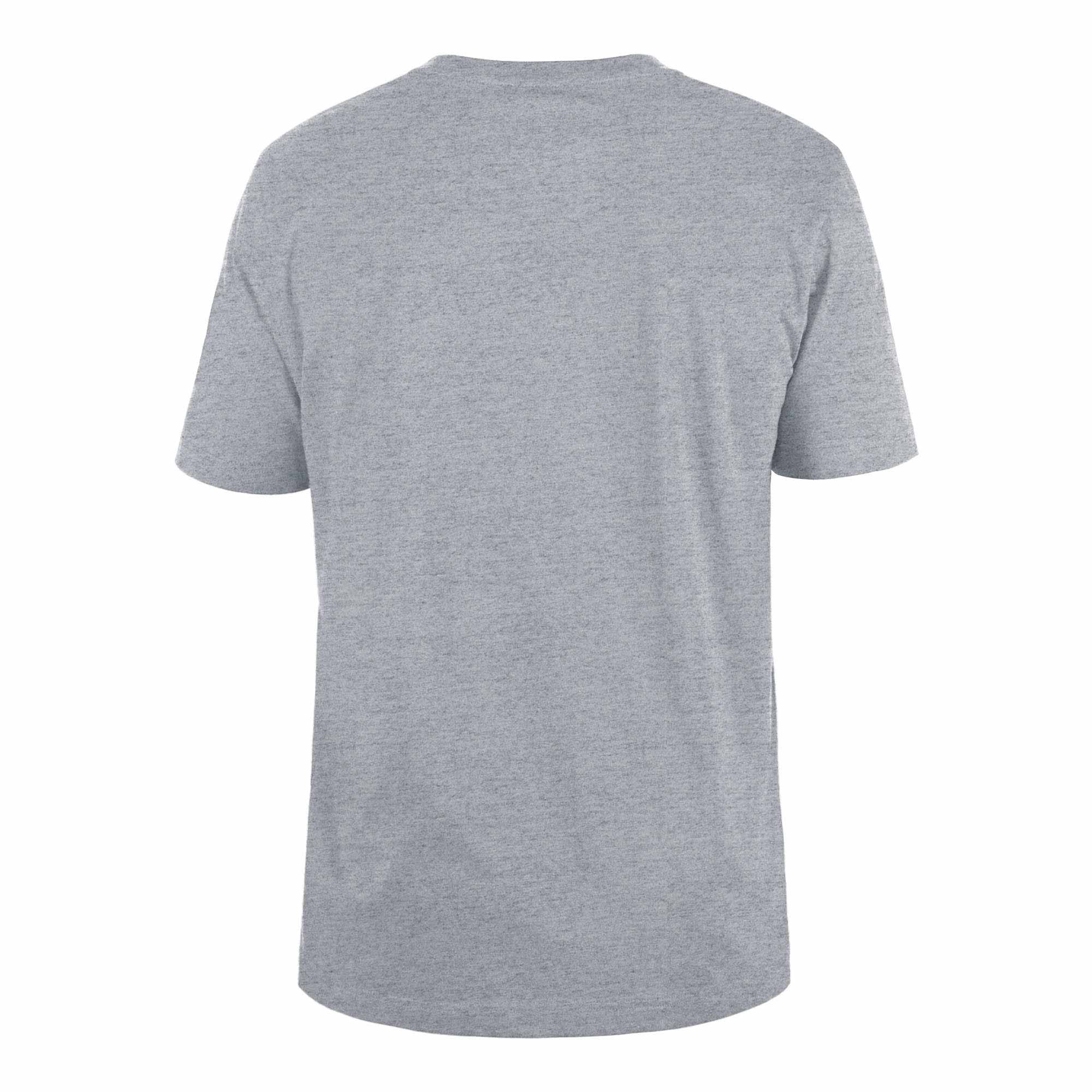 Chicago Cubs Heather Dolphin Grey Bullseye T-Shirt - Image 2
