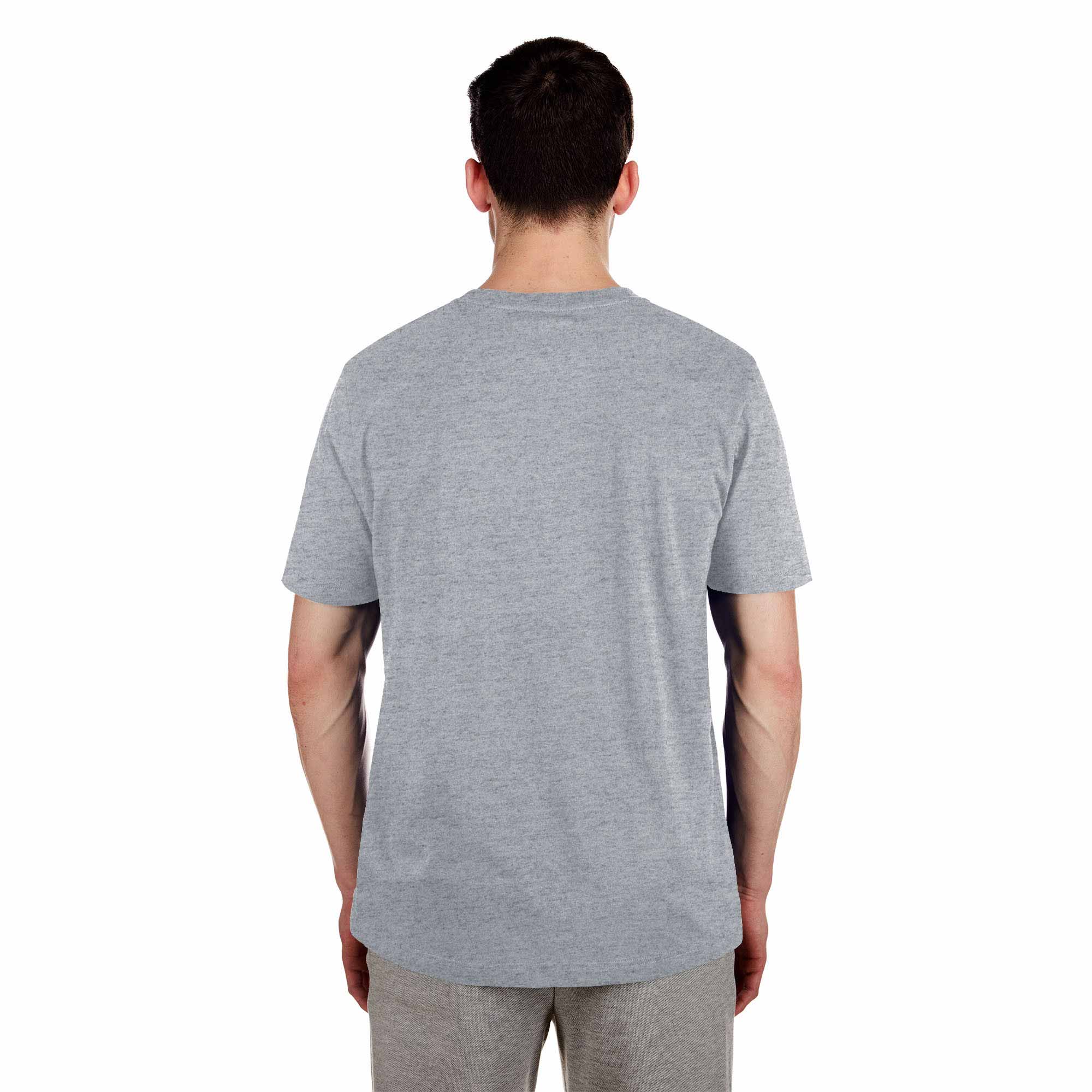 Chicago Cubs Heather Dolphin Grey Bullseye T-Shirt - Image 4