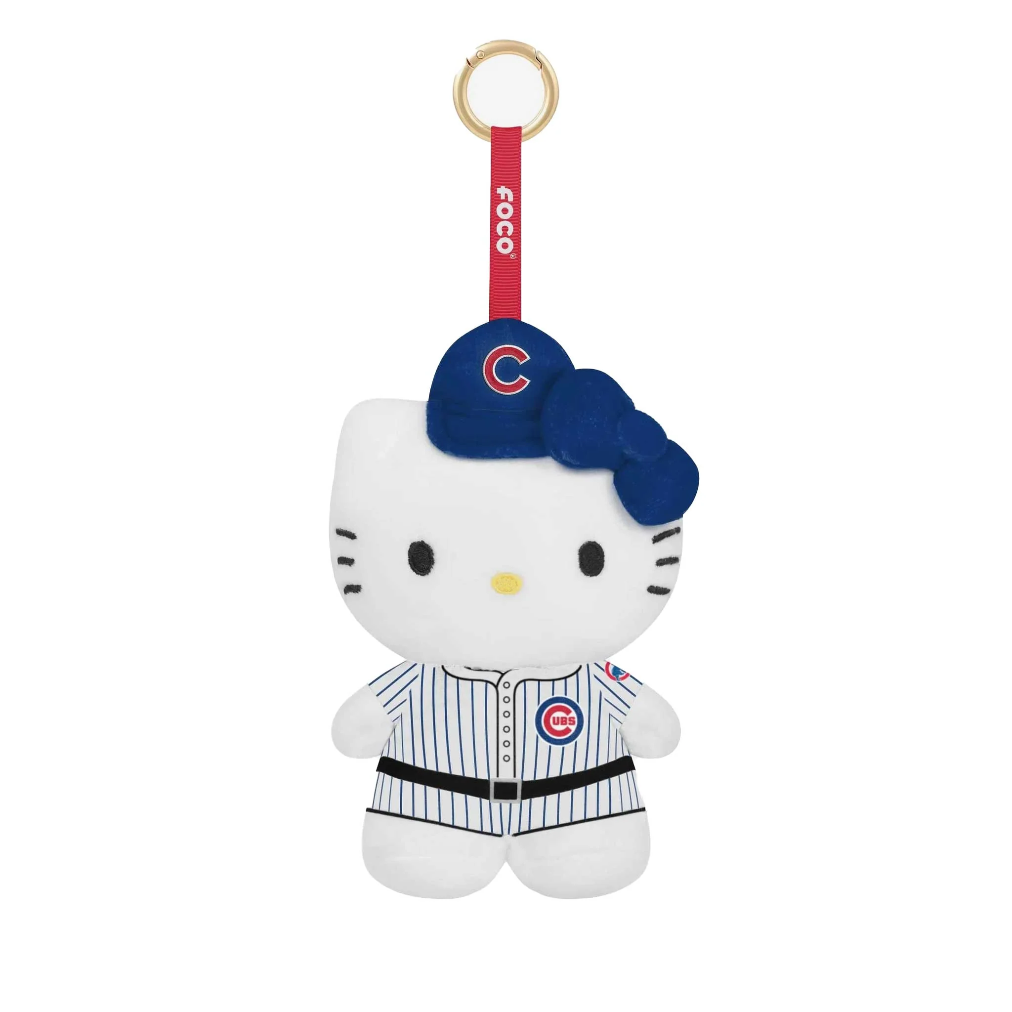 Chicago Cubs Hello Kitty 6" Backpack Clip Ring