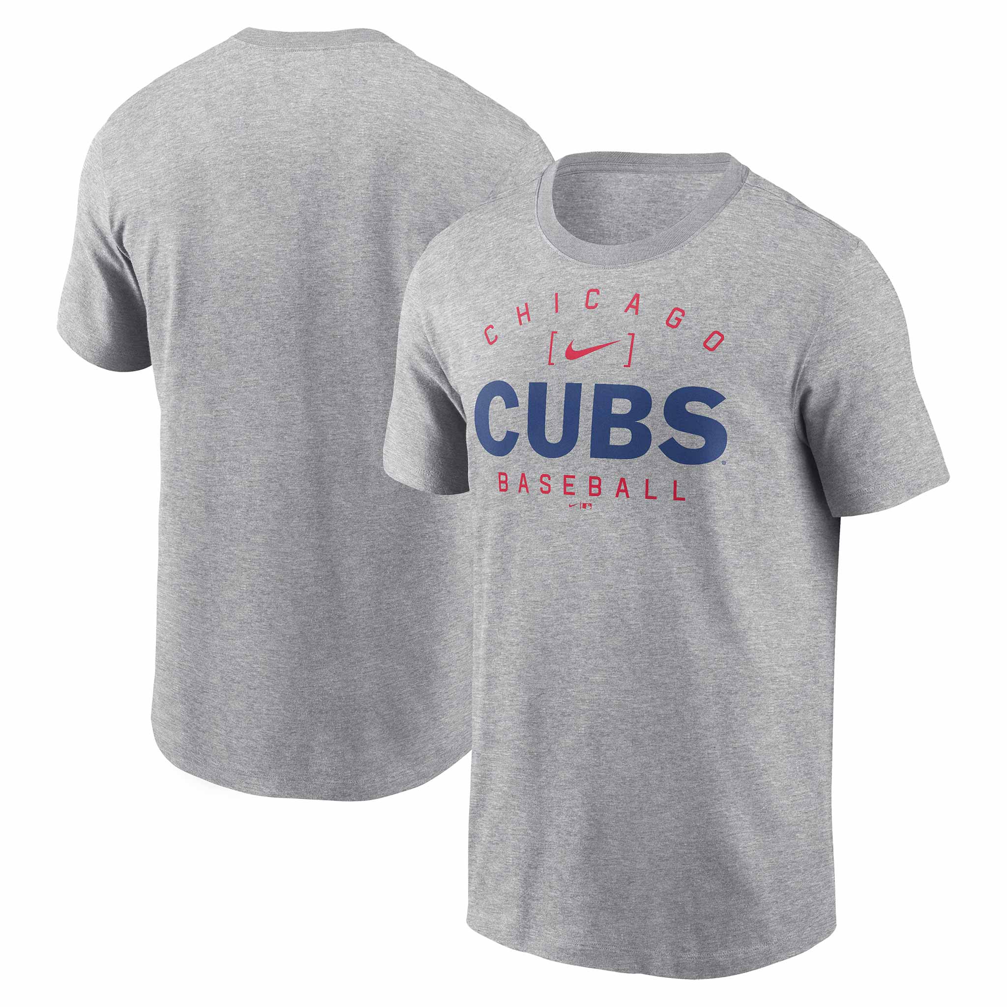 Chicago Cubs Home Team Athletic Arch Grey T-Shirt - Image 3
