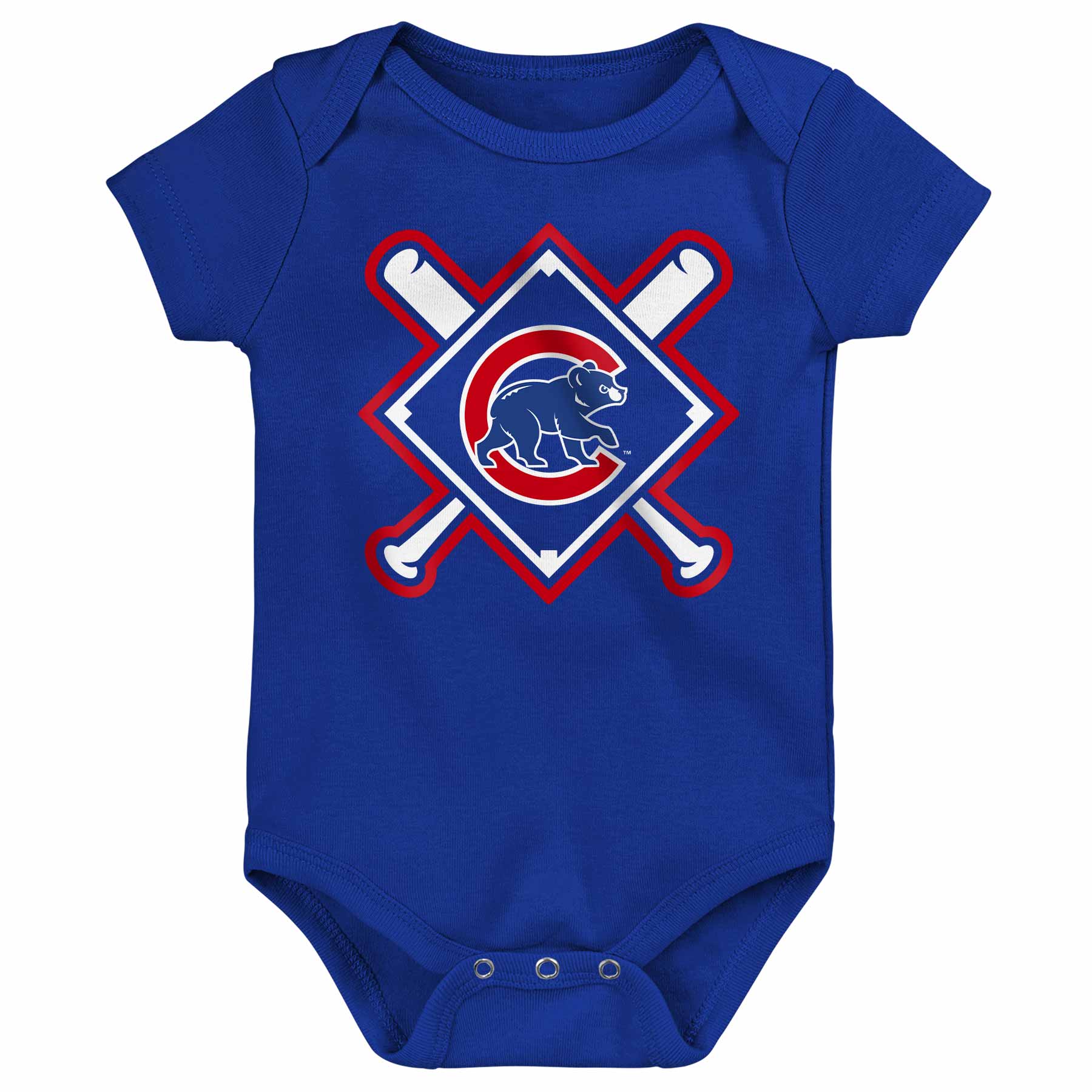 Chicago Cubs Infant 3 Pack Creeper Set - Image 4