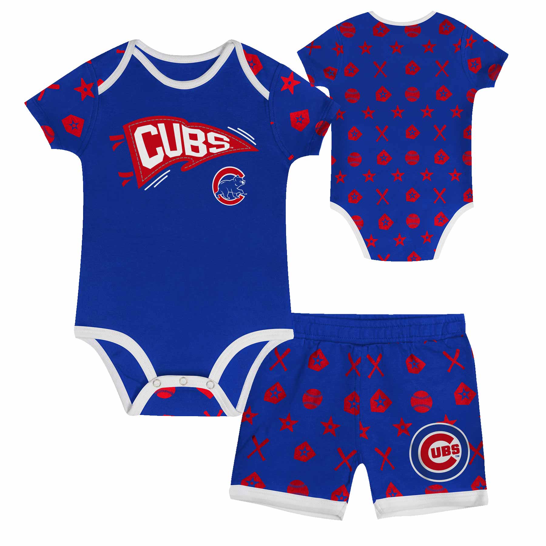 Chicago Cubs Infant On Deck Short Set