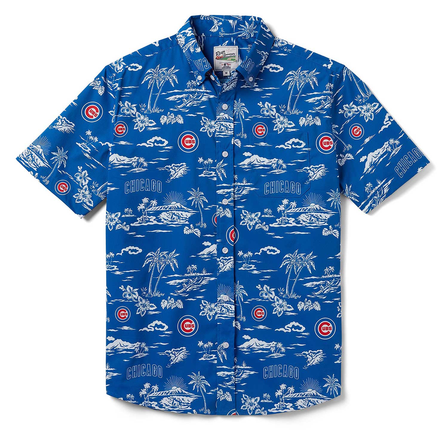 Chicago Cubs Kekai Performance Hawaiian Shirt