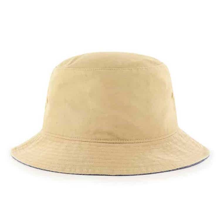 Chicago Cubs Khaki Chambray Bucket Hat - Image 2