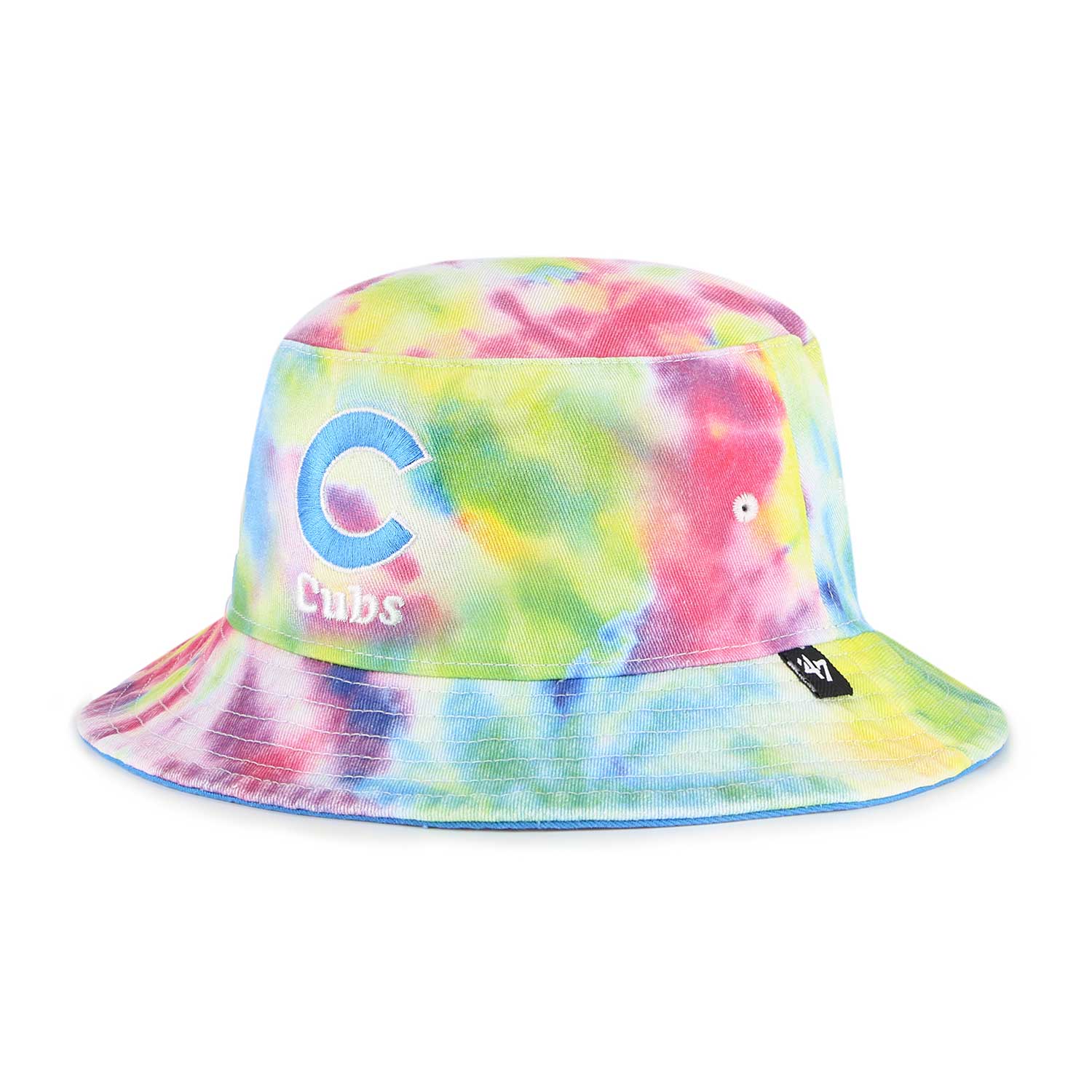Chicago Cubs Kids White Spectral Bucket Hat