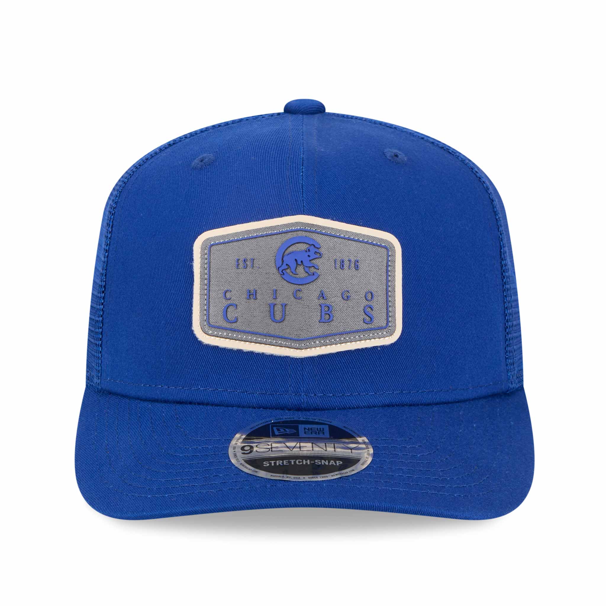 Chicago Cubs Labeled 9SEVENTY Stretch Snap Trucker Cap - Image 4