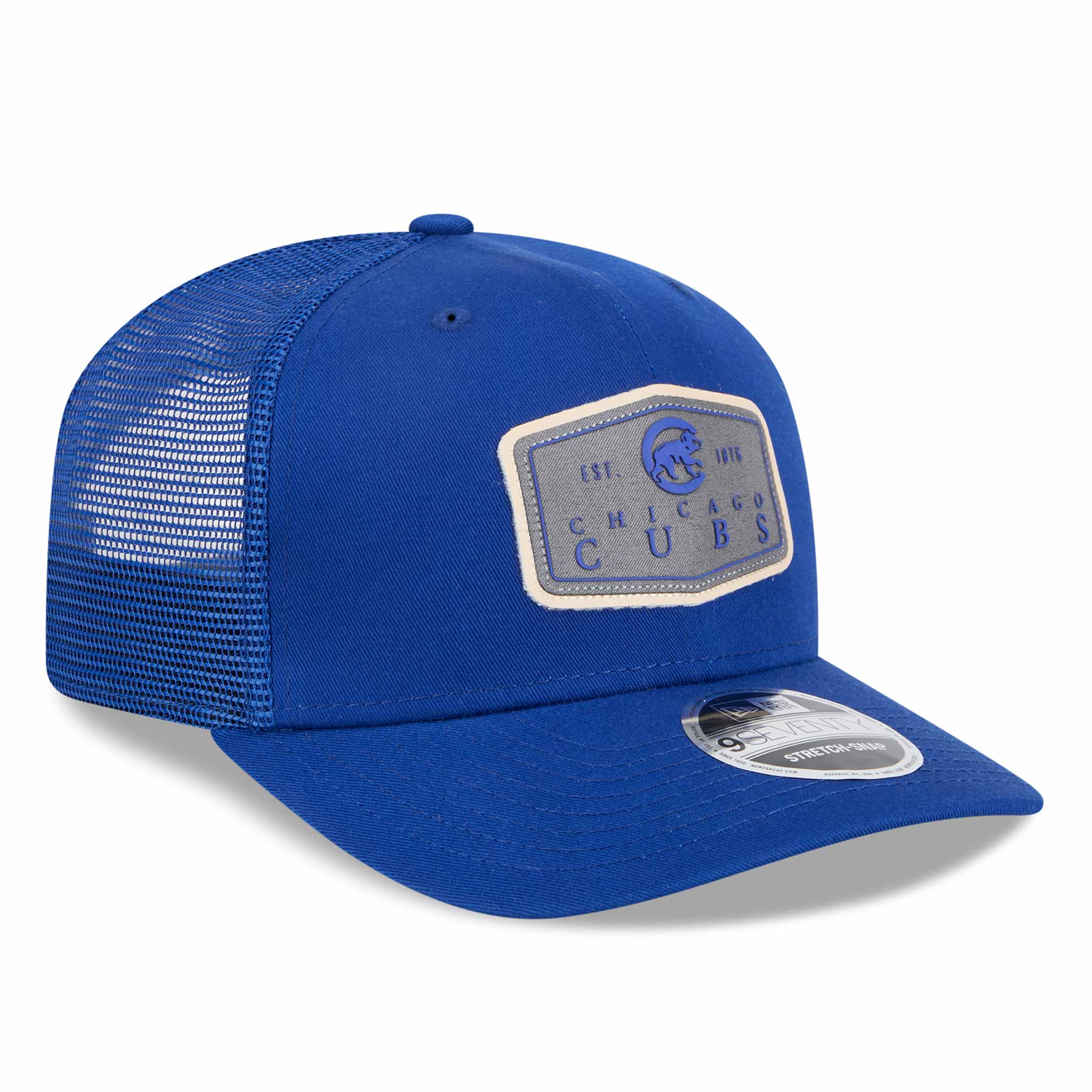 Chicago Cubs Labeled 9SEVENTY Stretch Snap Trucker Cap - Image 5