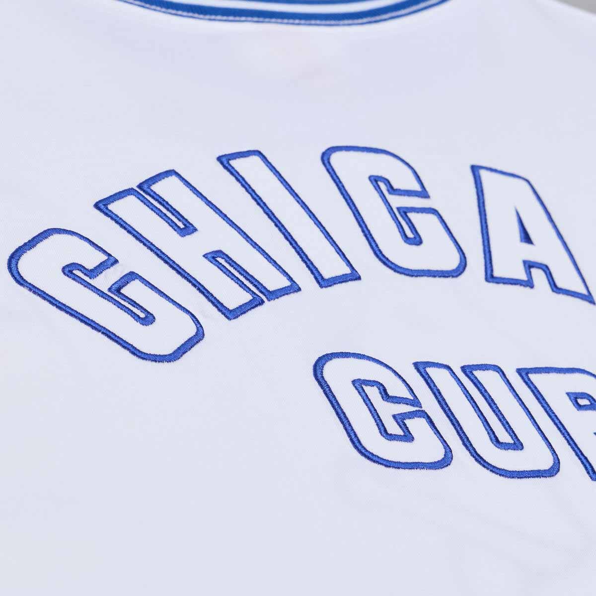 Chicago Cubs Mitchell & Ness Arctic White Short Sleeve T Shirt - Image 5