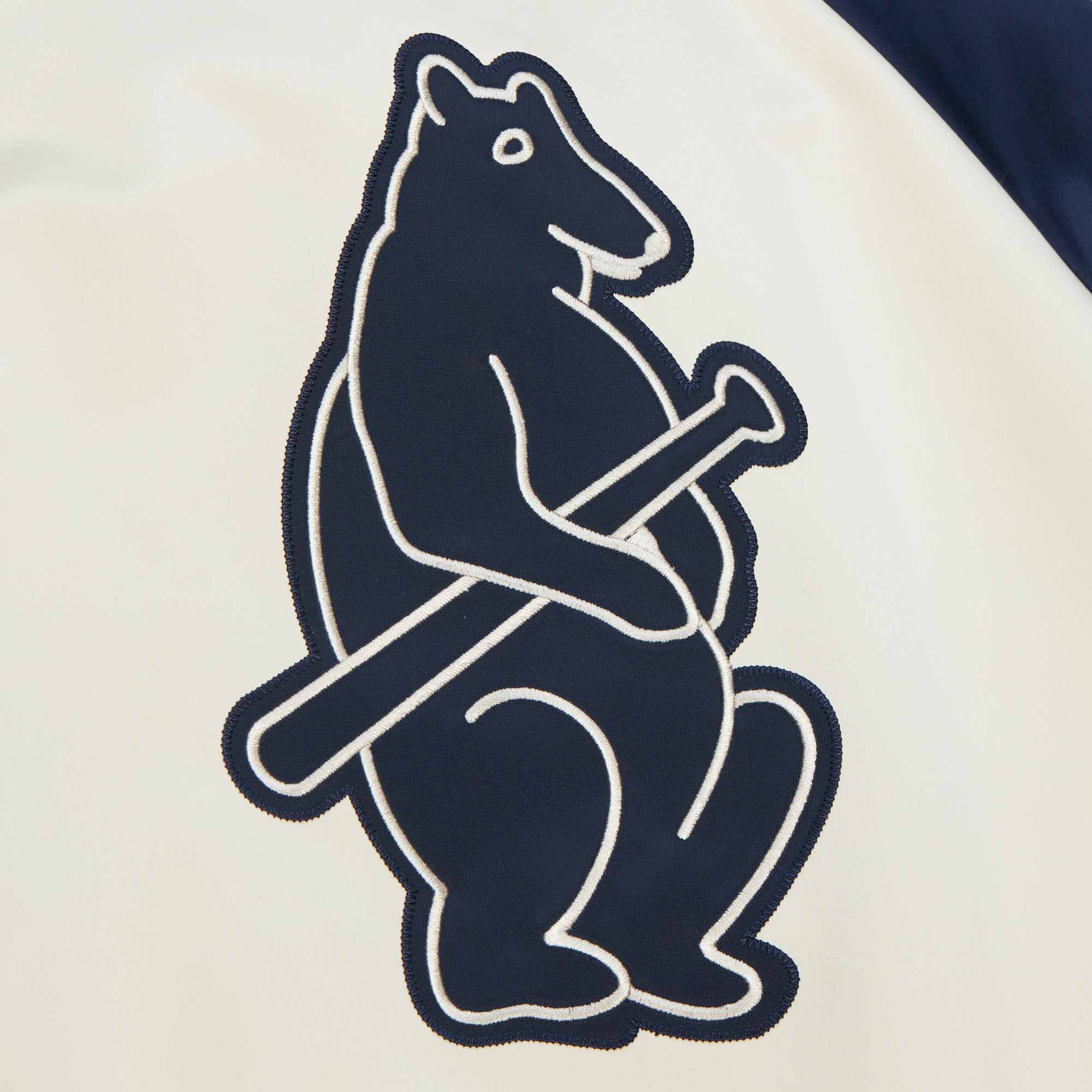 Chicago Cubs Mitchell & Ness Double Clutch Satin Jacket - Image 3