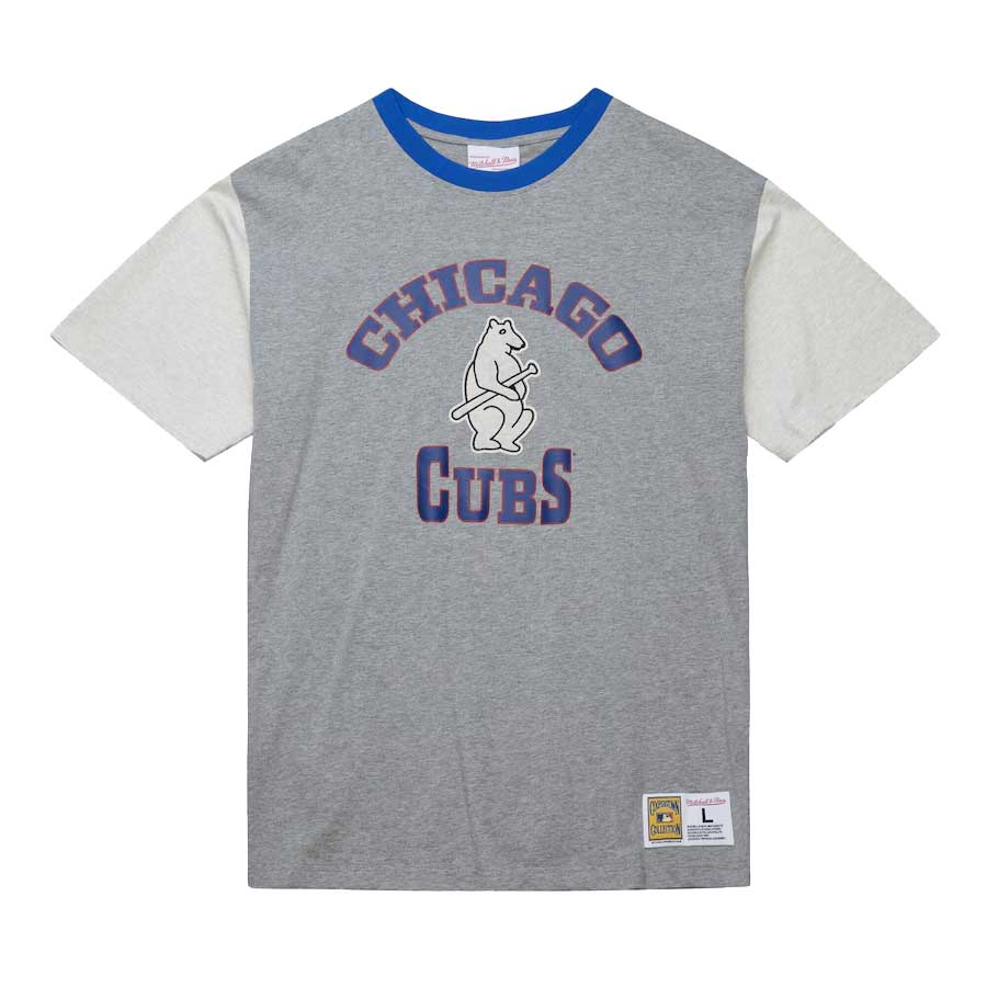 Chicago Cubs Mitchell & Ness Heritage Collection Premium Short Sleeve T-Shirt