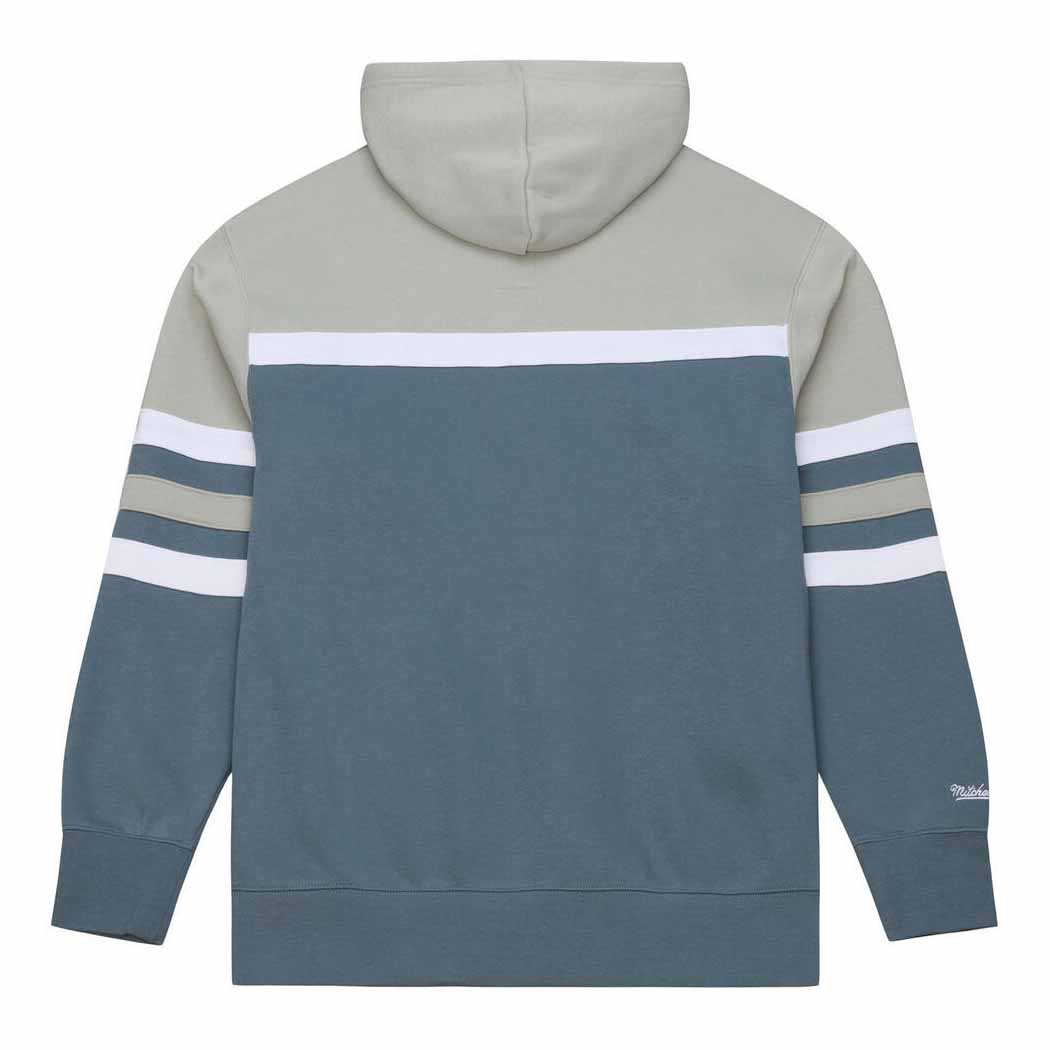 Chicago Cubs Mitchell & Ness Thunderstorm Head Coach Hooded Sweatshirt - Image 2