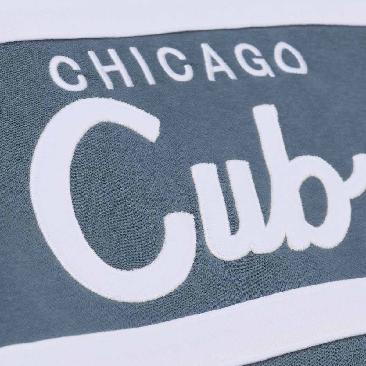 Chicago Cubs Mitchell & Ness Thunderstorm Head Coach Quarter Zip Sweatshirt - Image 3