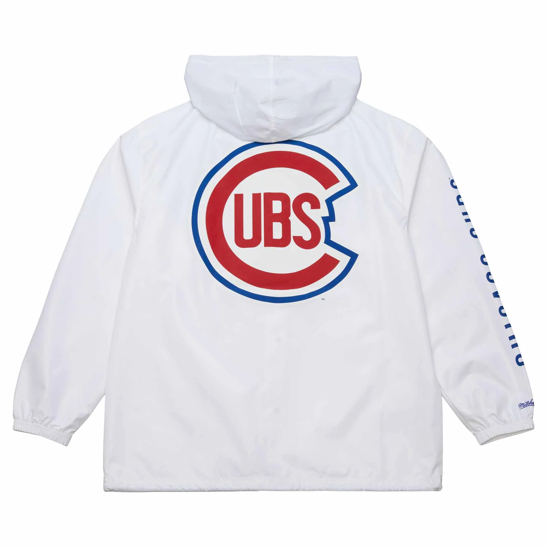 Chicago Cubs Mitchell & Ness White Coaches Jacket - Image 3