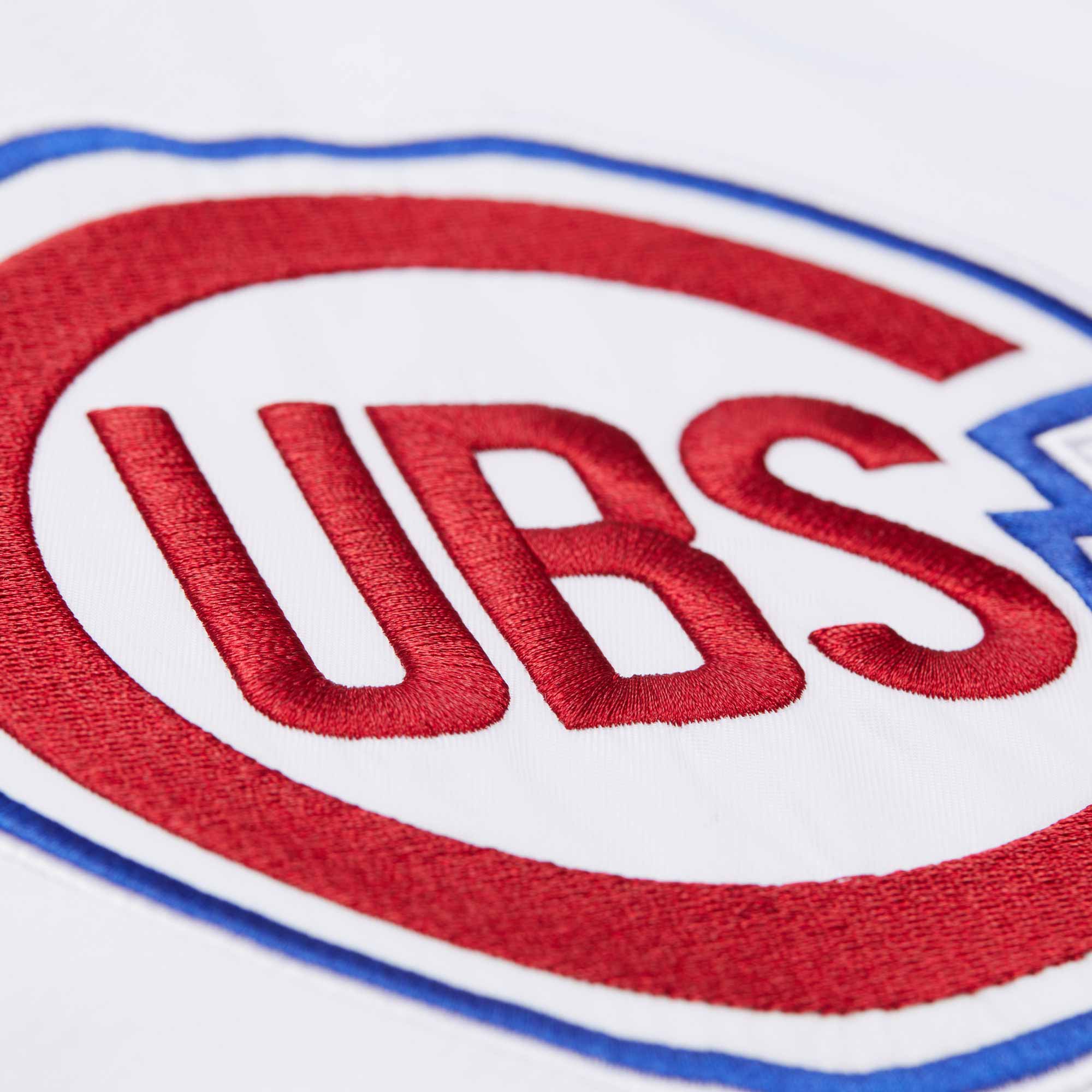 Chicago Cubs Mitchell & Ness White Coaches Jacket - Image 4