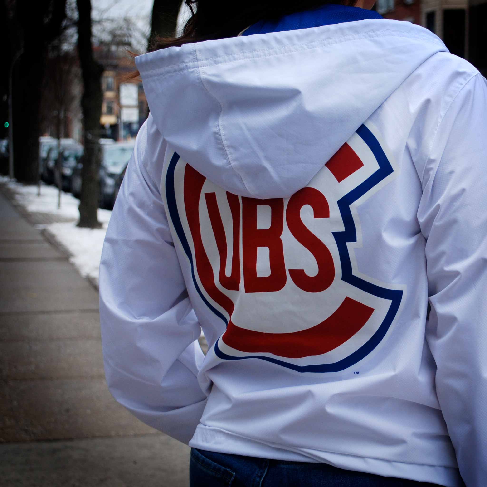 Chicago Cubs Mitchell & Ness White Coaches Jacket - Image 7