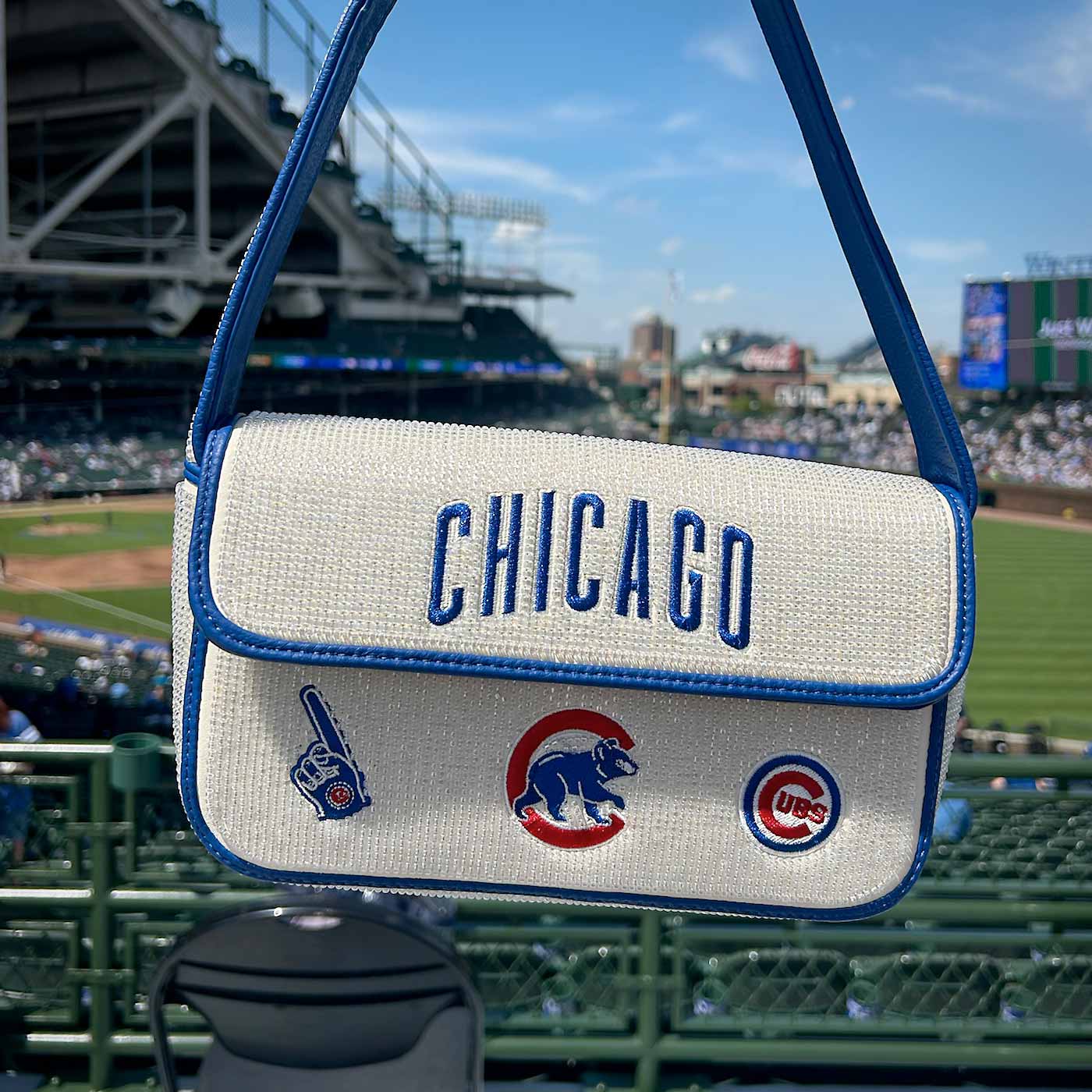 Chicago Cubs Montana West Three Logo Handbag - Image 8