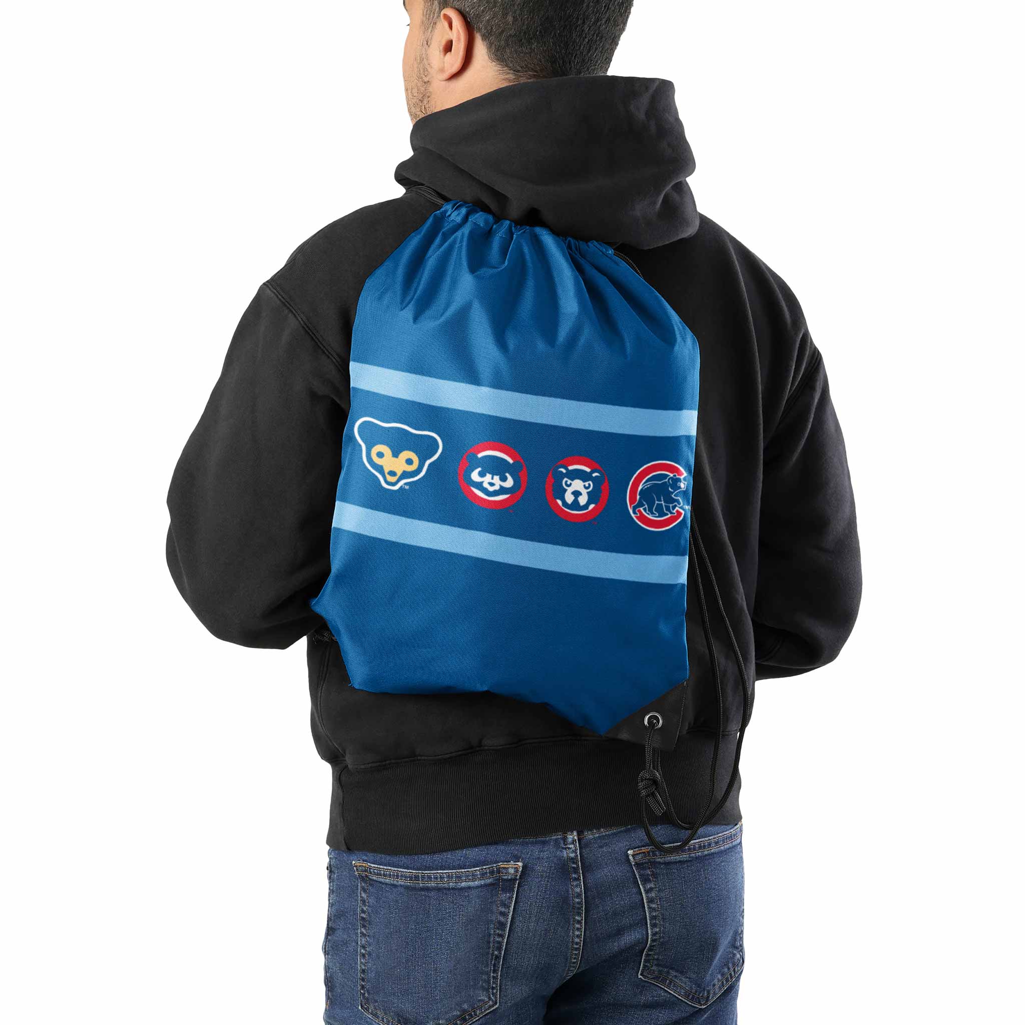 Chicago Cubs Multilogo Drawstring Backsack - Image 2