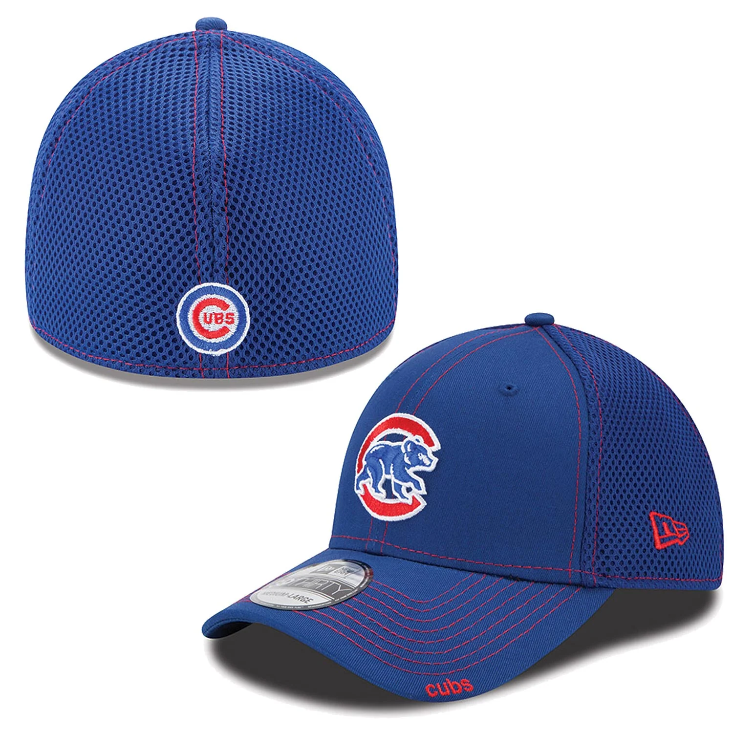 Chicago Cubs Neo Walking Bear 39THIRTY Flex Fit Cap