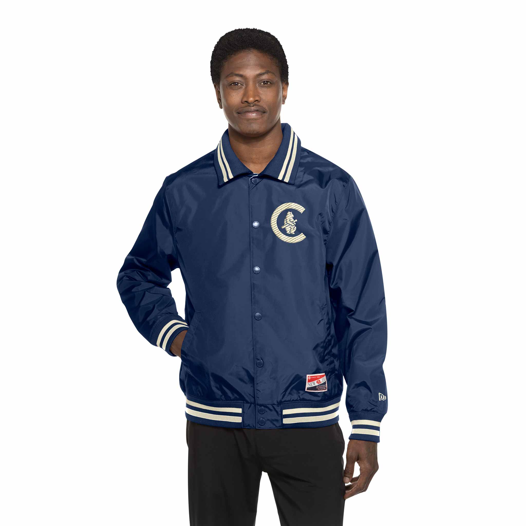 Chicago Cubs New Era 1914 Bear Gamer Jacket - Image 3