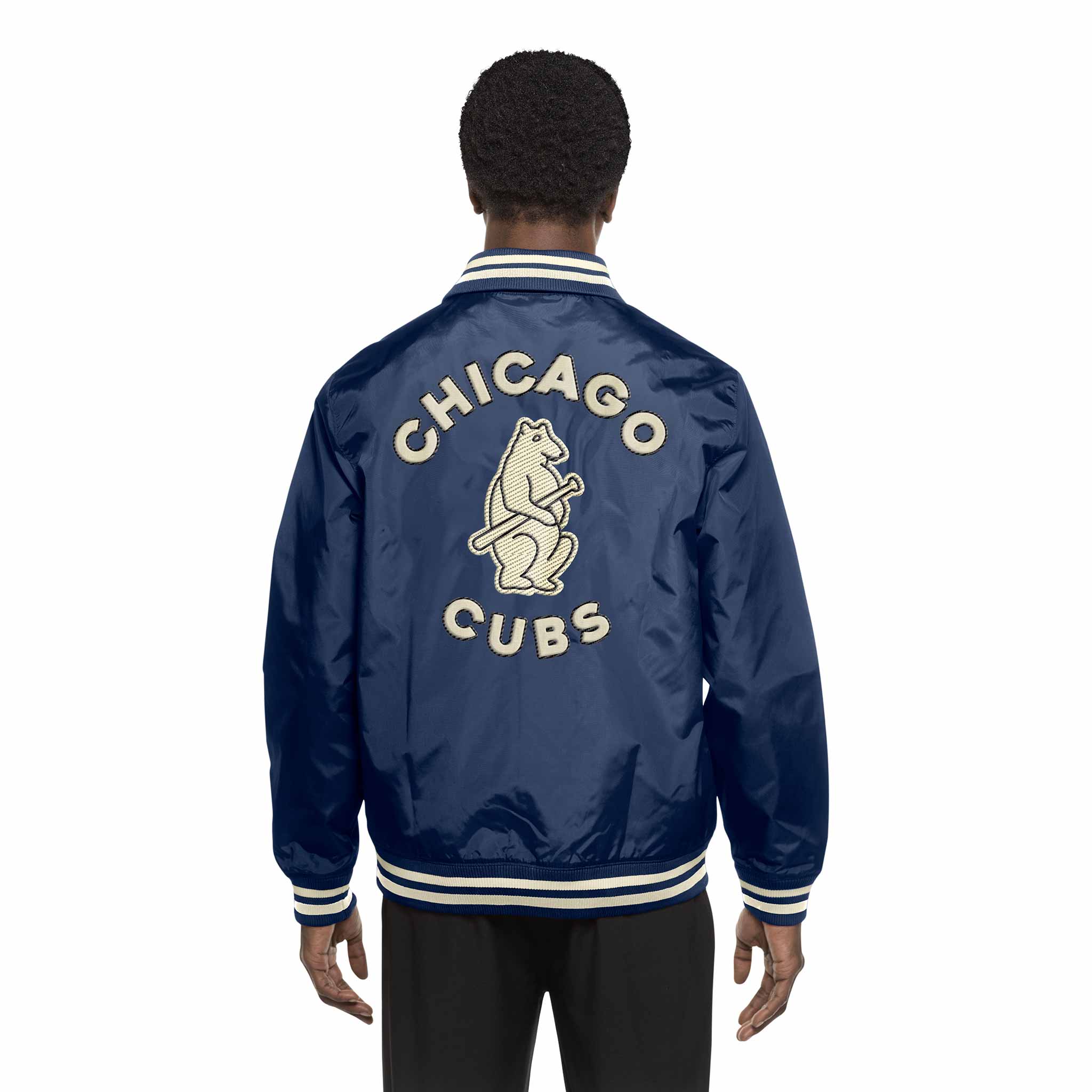 Chicago Cubs New Era 1914 Bear Gamer Jacket - Image 4