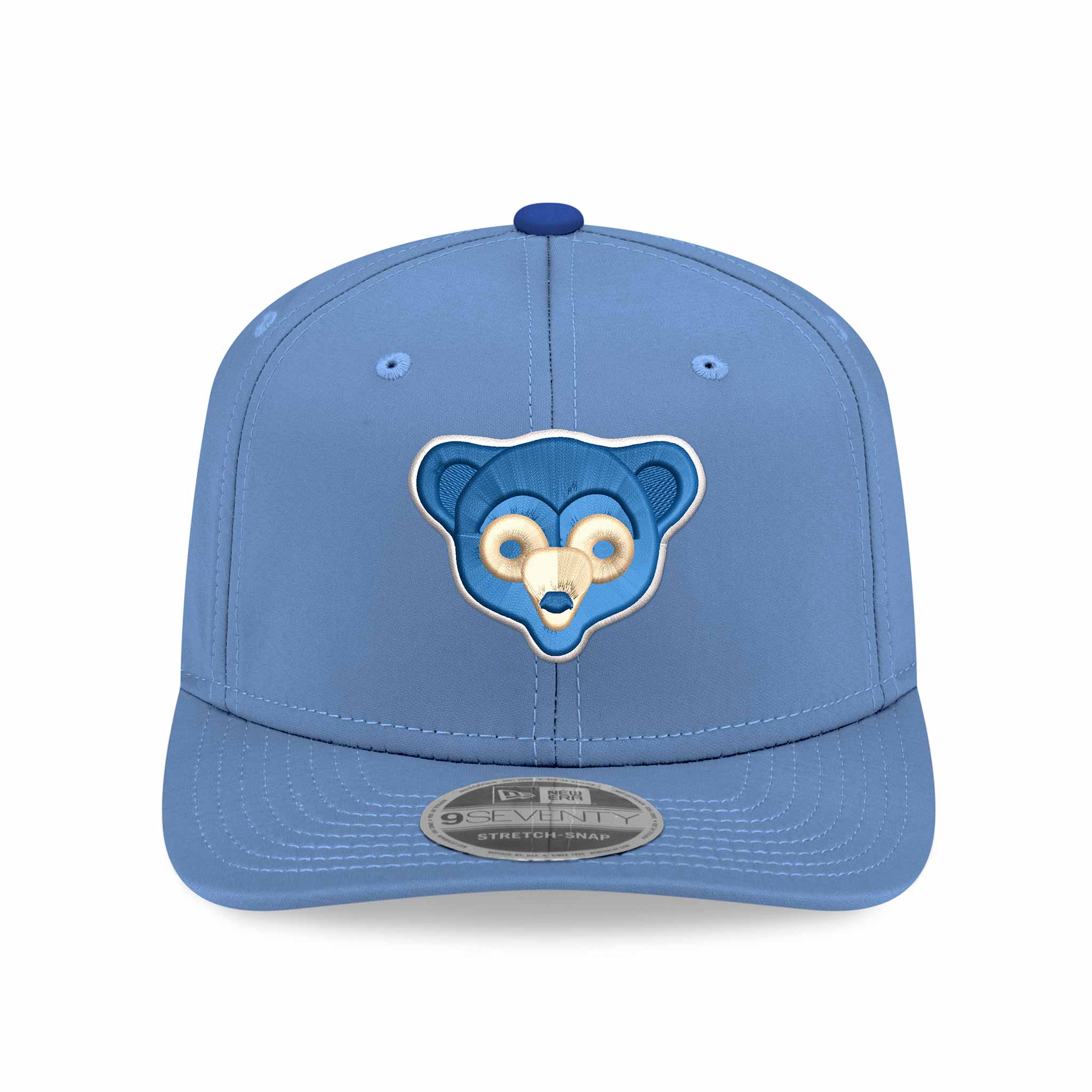 Chicago Cubs New Era 1969 150 Year 9SEVENTY Stretch Snap Baby Blue Adjustable Cap - Image 4