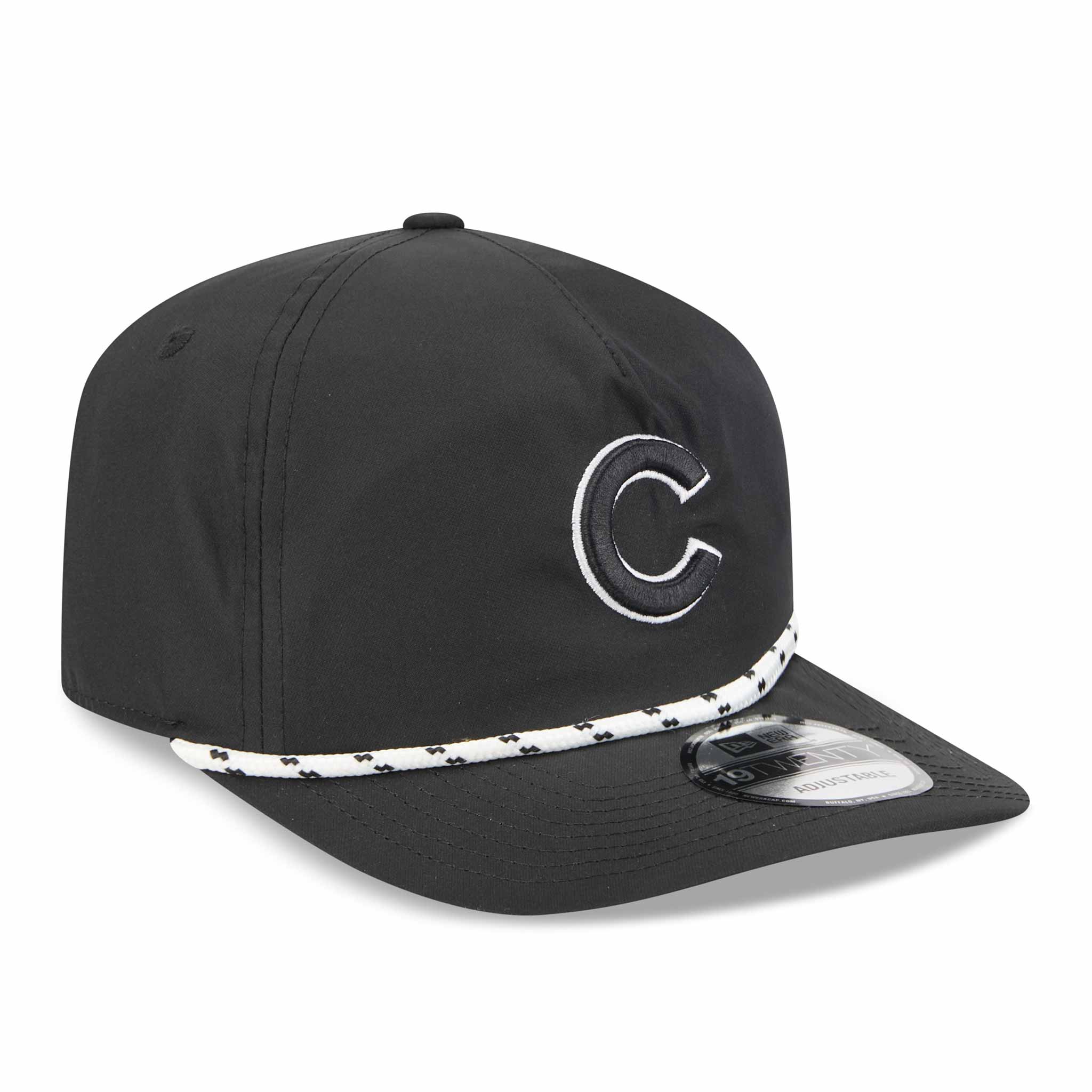 Chicago Cubs New Era 19TWENTY Quickstrike Black C Adjustable Cap - Image 5