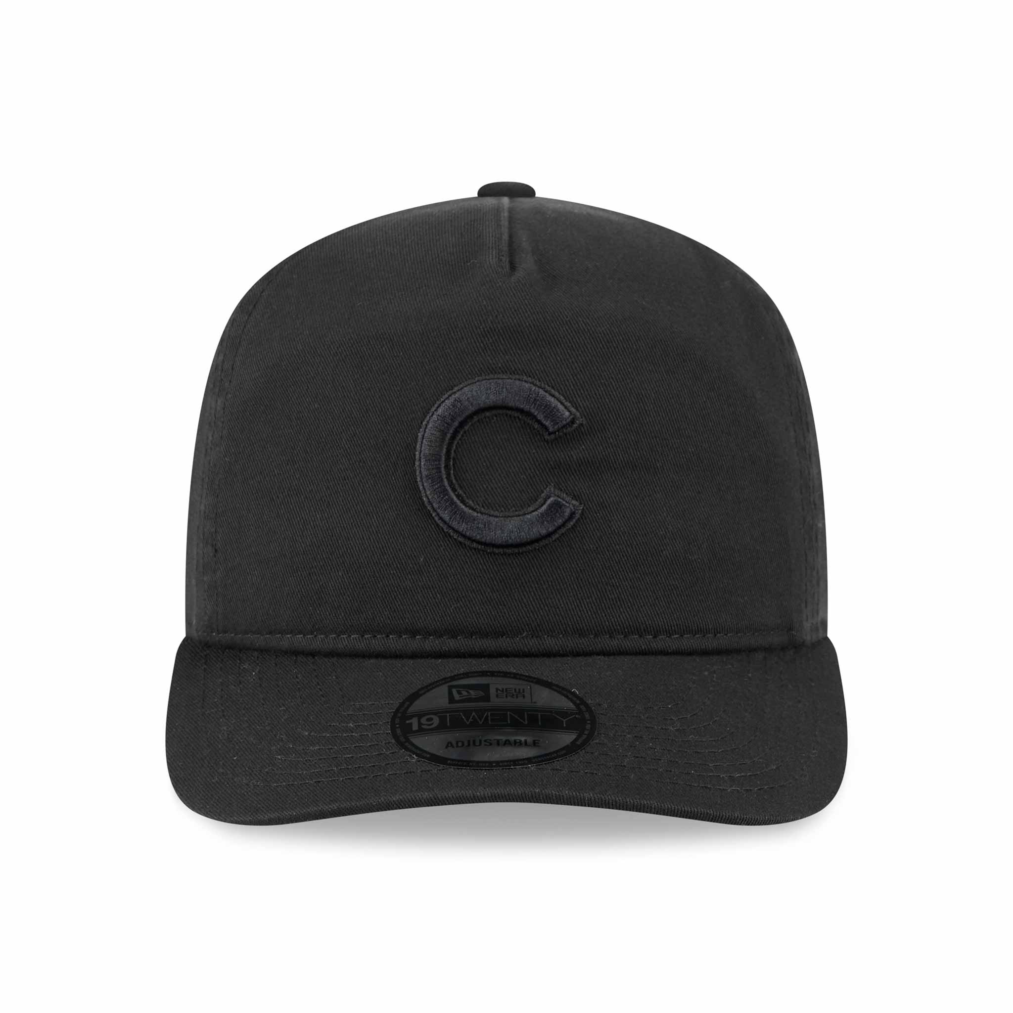 Chicago Cubs New Era 19TWENTY Quickstrike Black Tonal C Adjustable Cap - Image 4