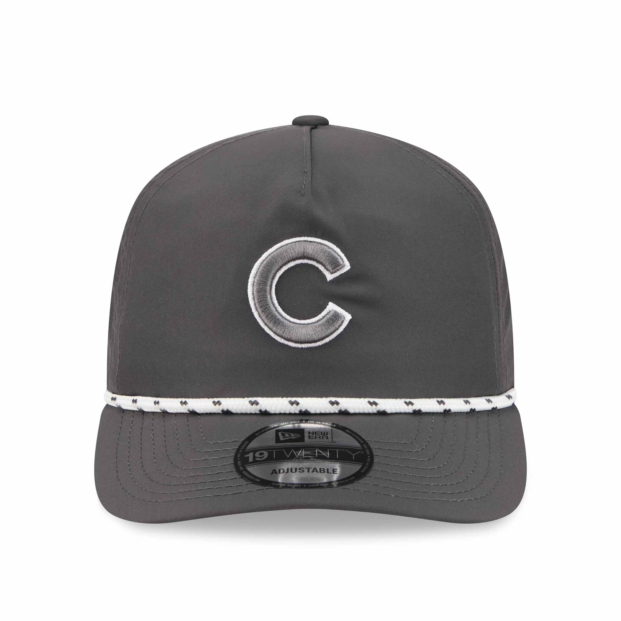 Chicago Cubs New Era 19TWENTY Quickstrike Grey White C Adjustable Cap - Image 4