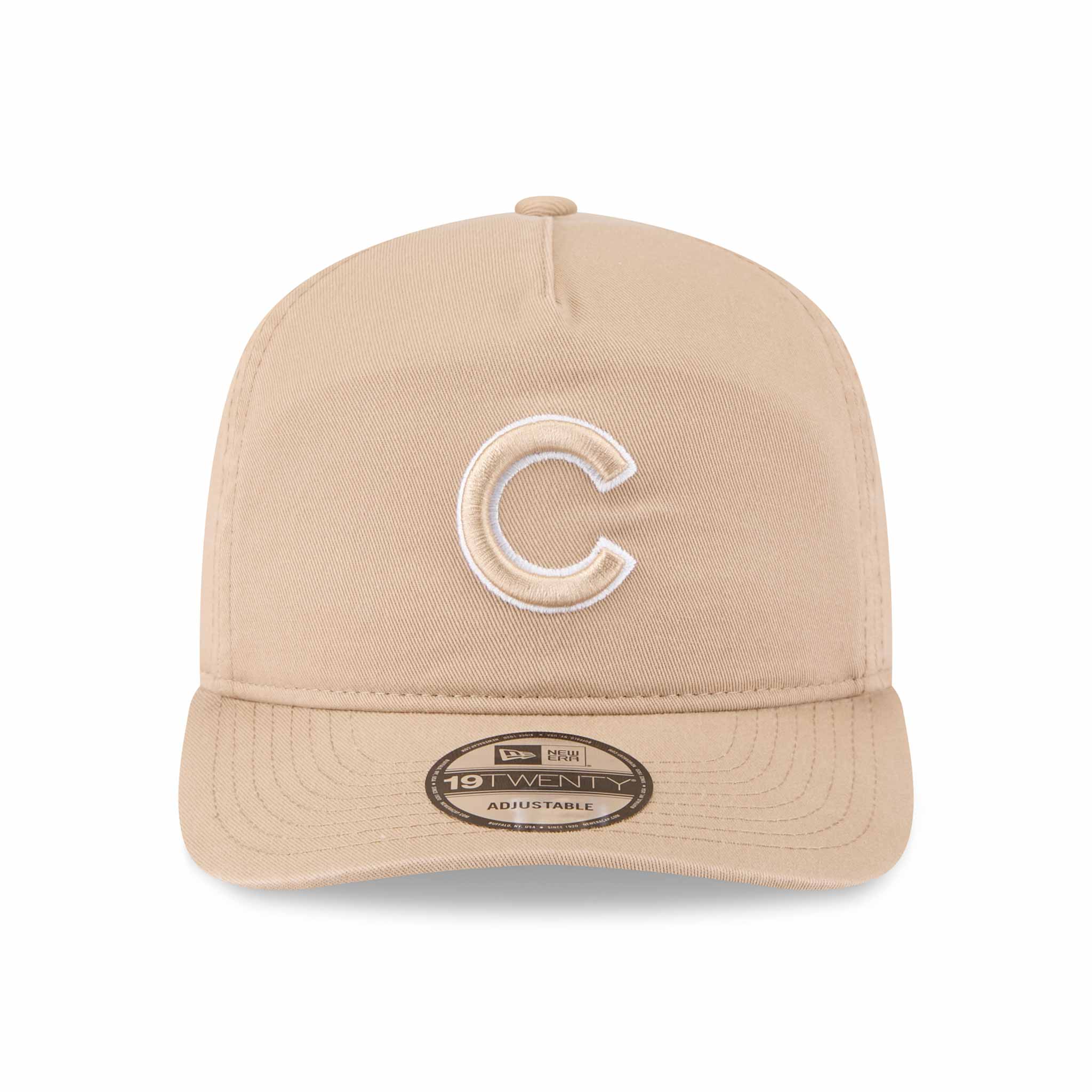 Chicago Cubs New Era 19TWENTY Quickstrike Khaki C Adjustable Cap - Image 4