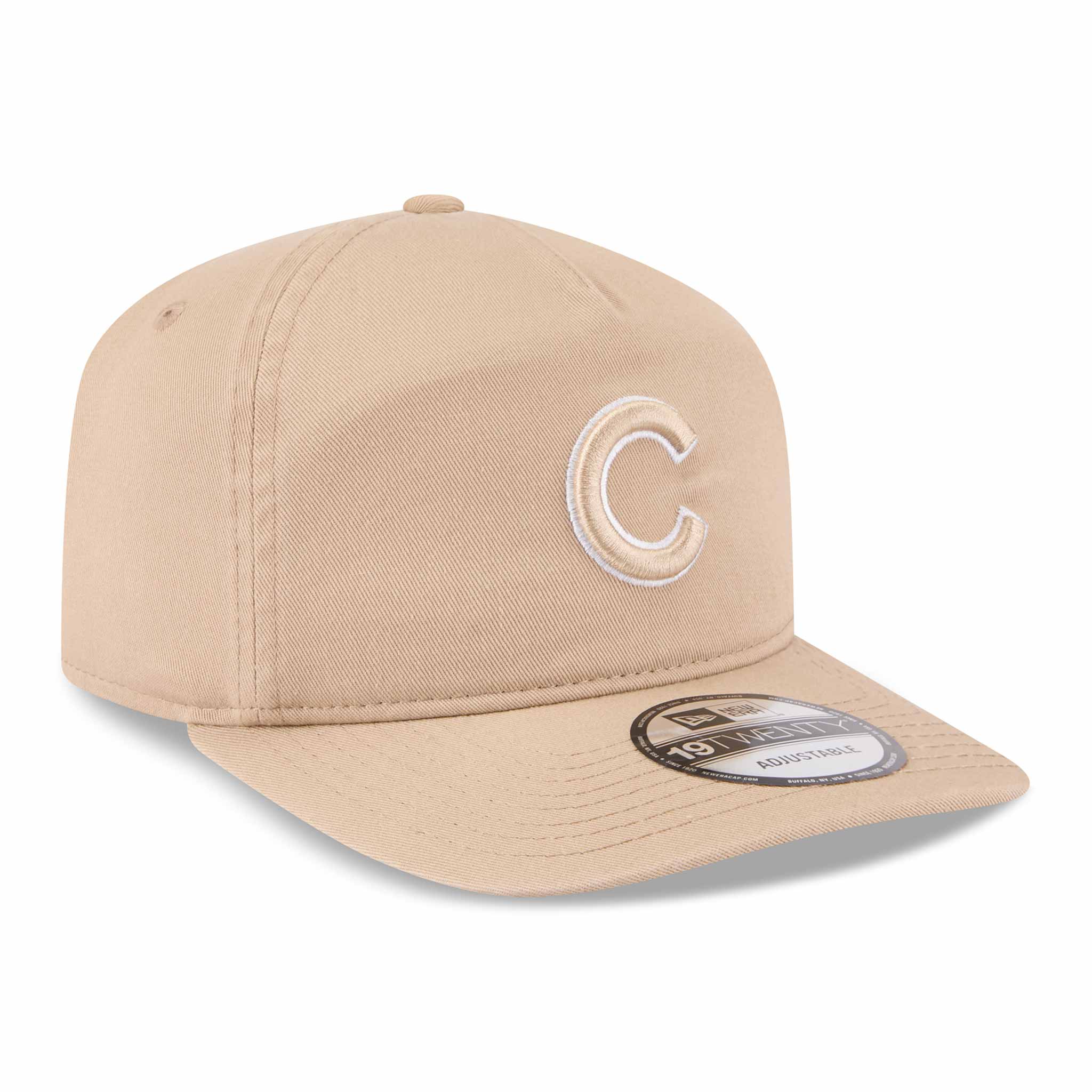 Chicago Cubs New Era 19TWENTY Quickstrike Khaki C Adjustable Cap - Image 5