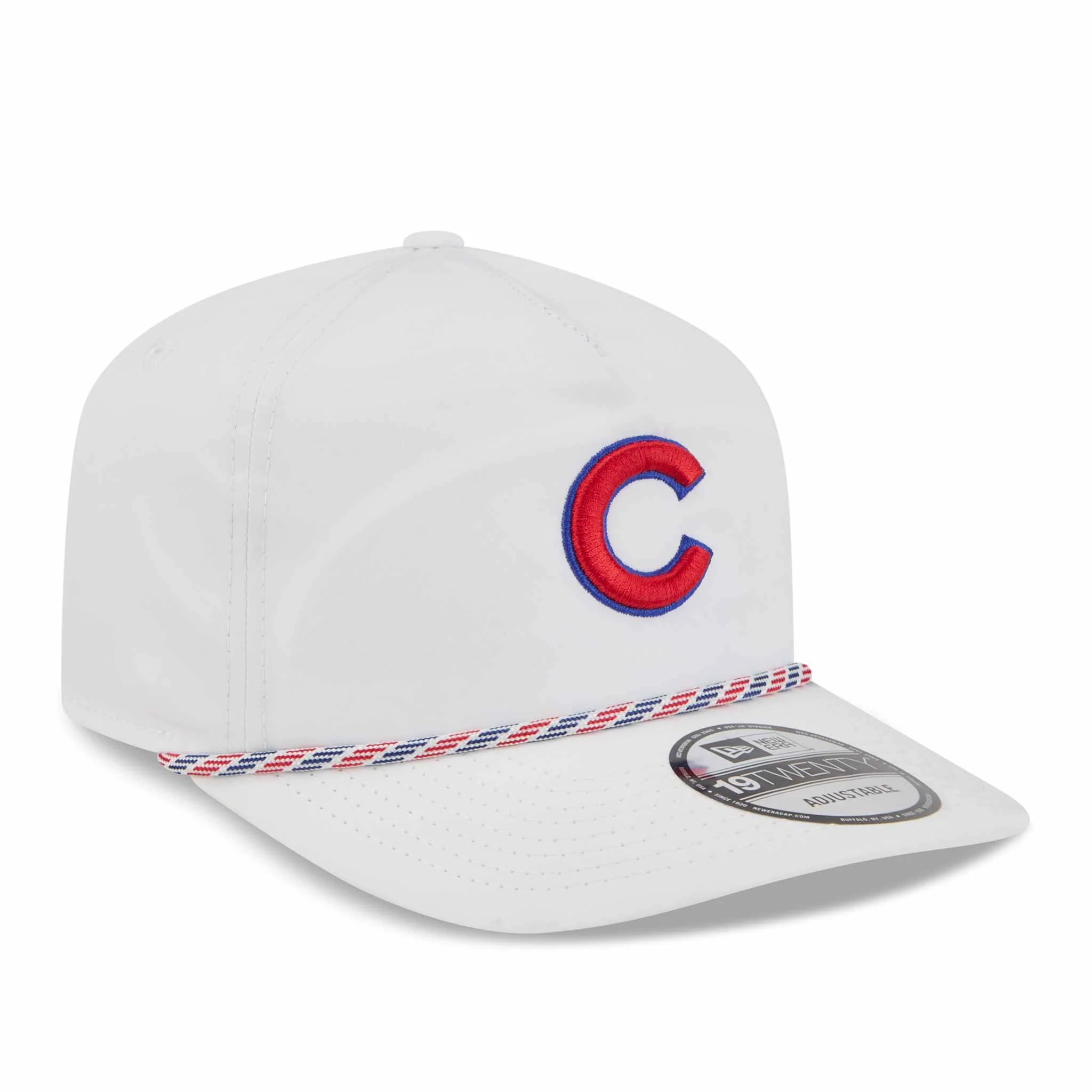 Chicago Cubs New Era 19TWENTY Quickstrike White C Rope Adjustable Cap - Image 5