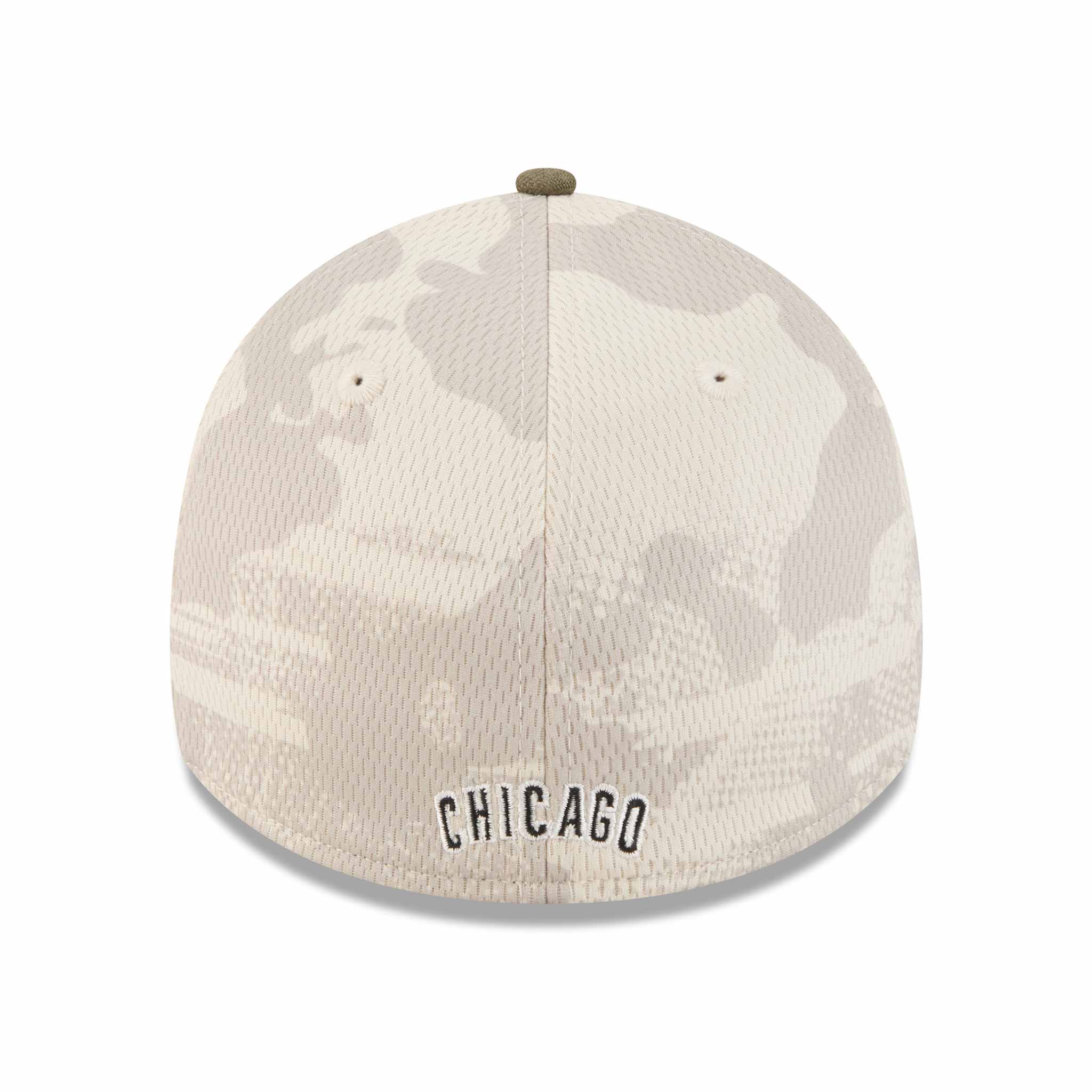Chicago Cubs New Era 2025 Armed Forces Day 39Thirty Stretch Fit Cap - Image 2