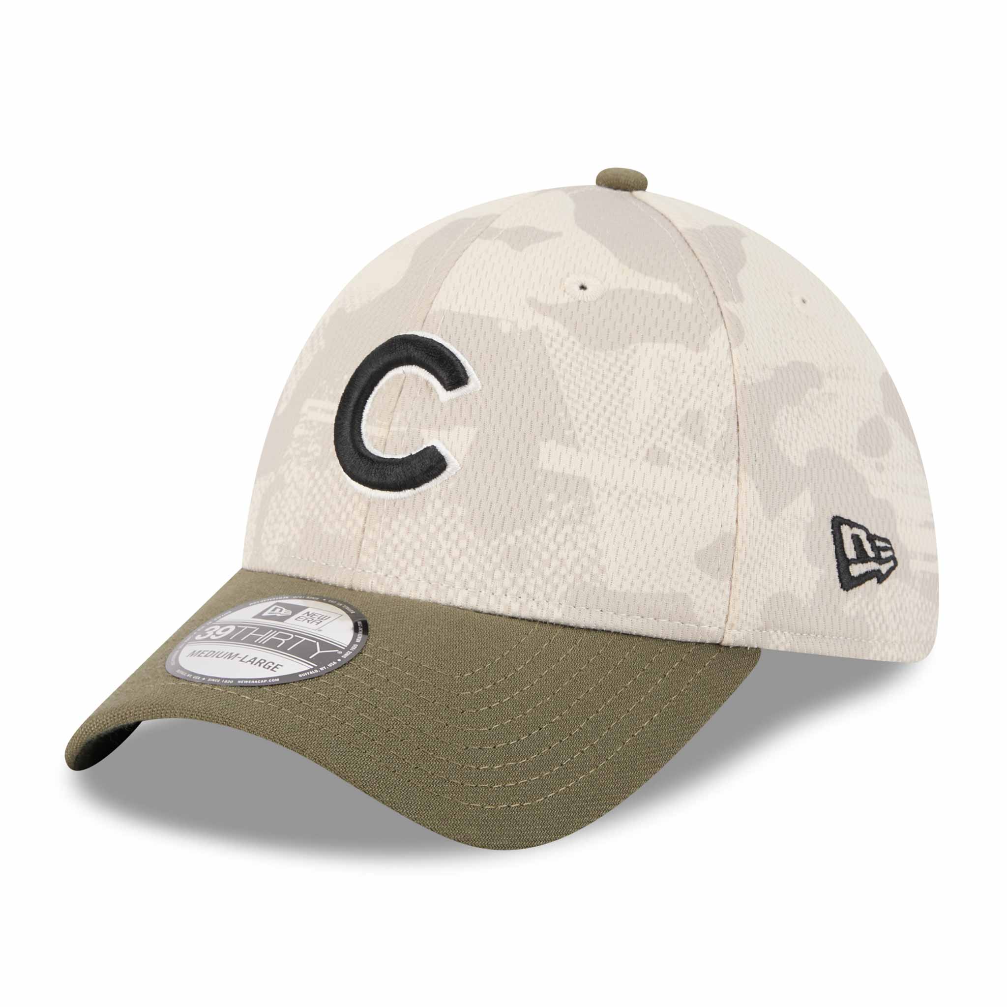 Chicago Cubs New Era 2025 Armed Forces Day 39Thirty Stretch Fit Cap - Image 4