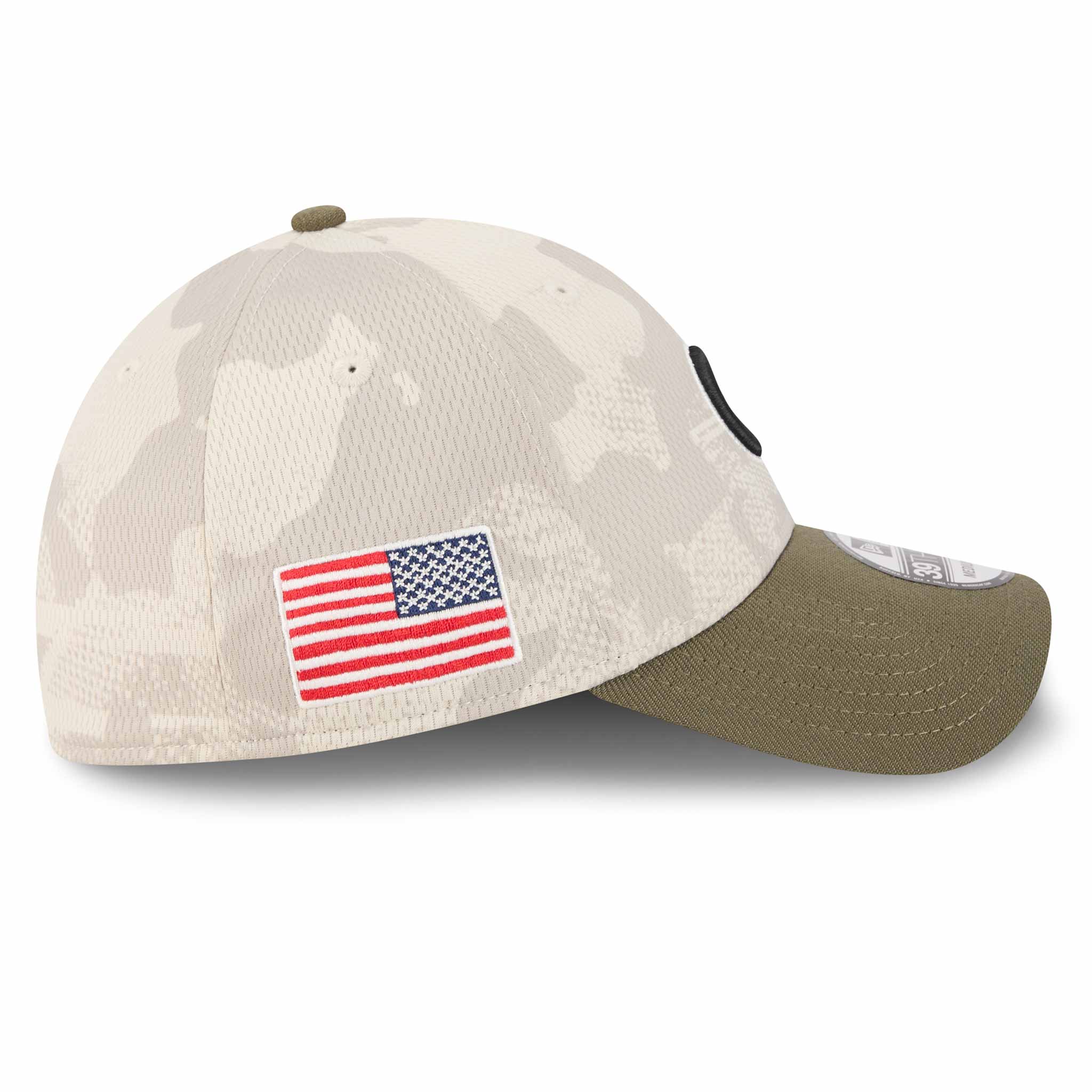 Chicago Cubs New Era 2025 Armed Forces Day 39Thirty Stretch Fit Cap - Image 6