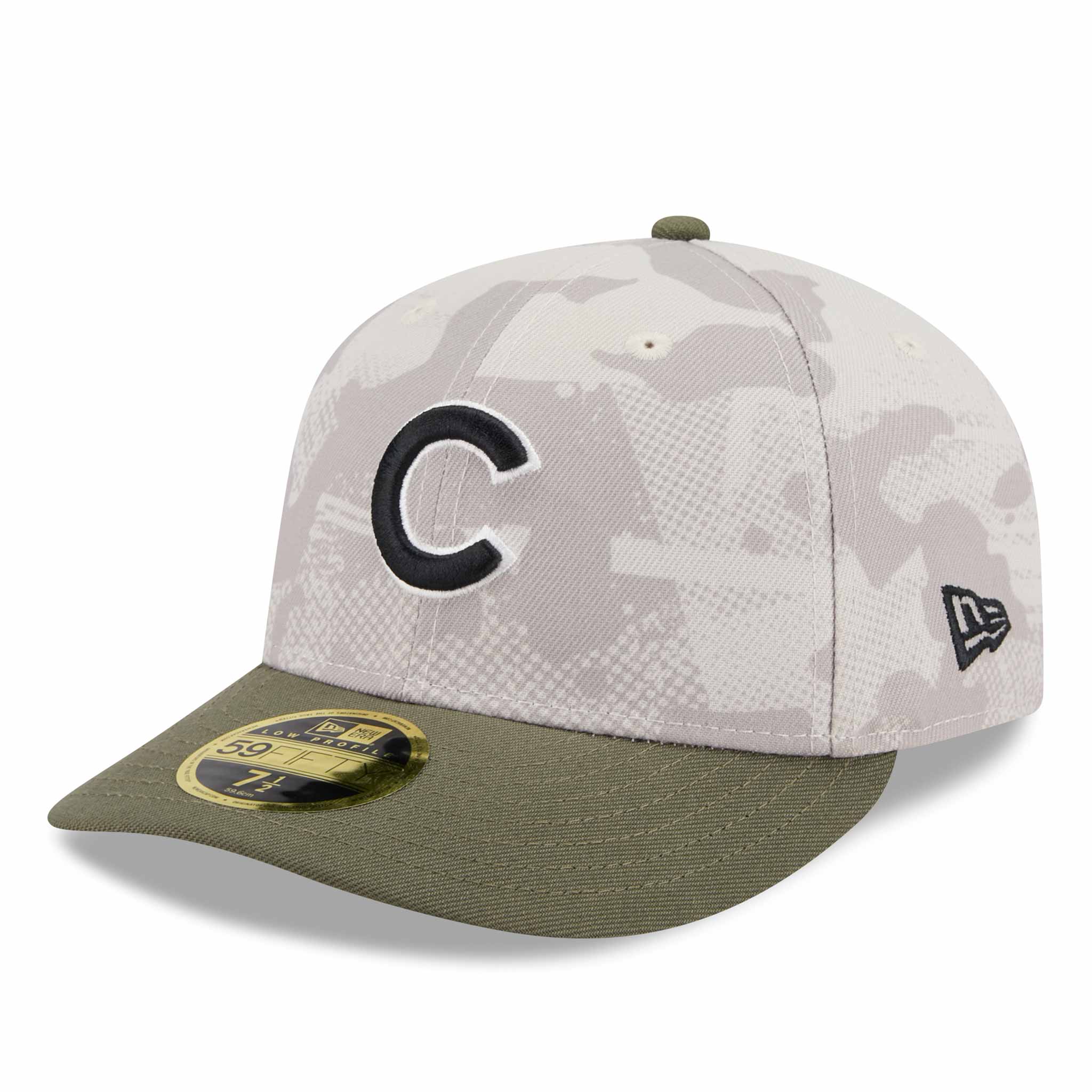Chicago Cubs New Era 2025 Armed Forces Day 59FIFTY Low Profile Fitted Cap - Image 4