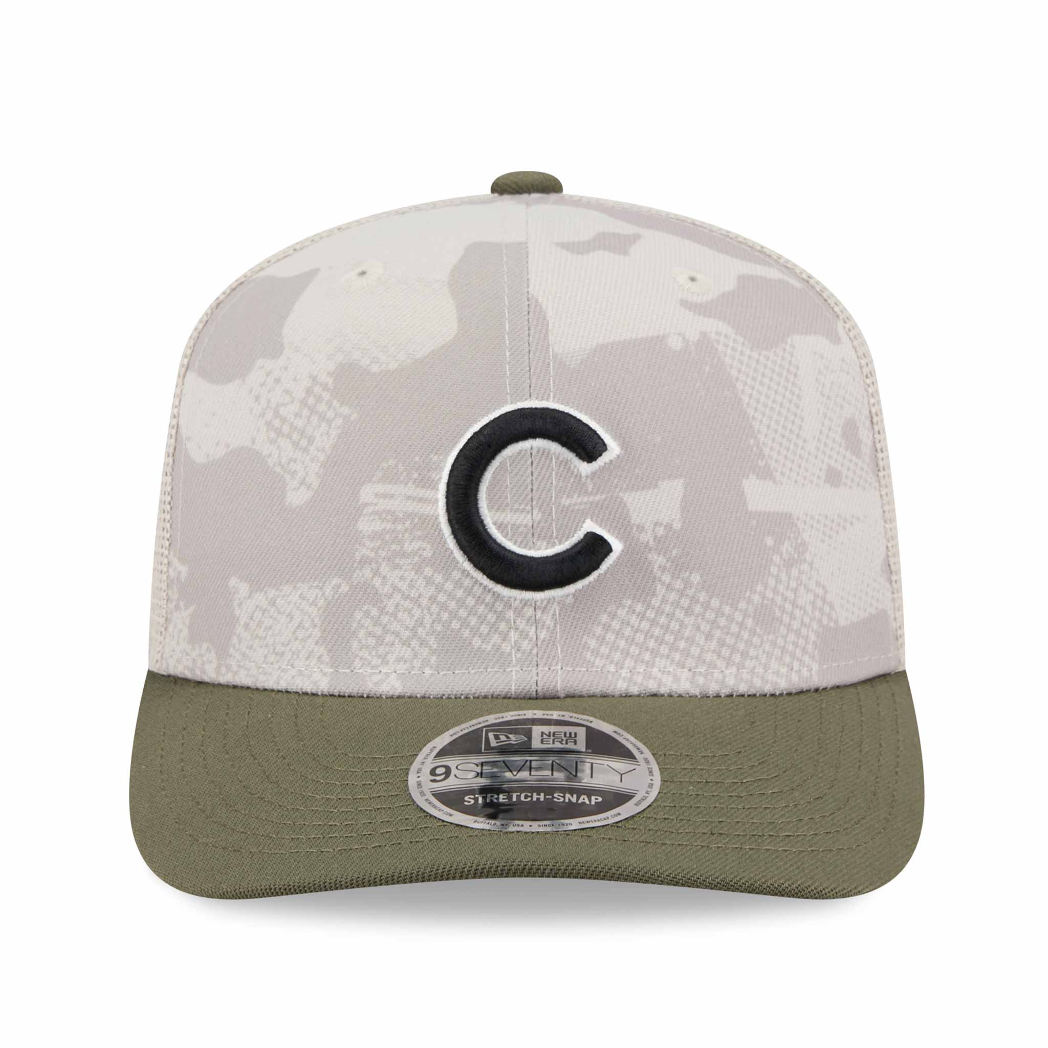 Chicago Cubs New Era 2025 Armed Forces Day 9SEVENTY Stretch Snap Adjustable Cap - Image 5