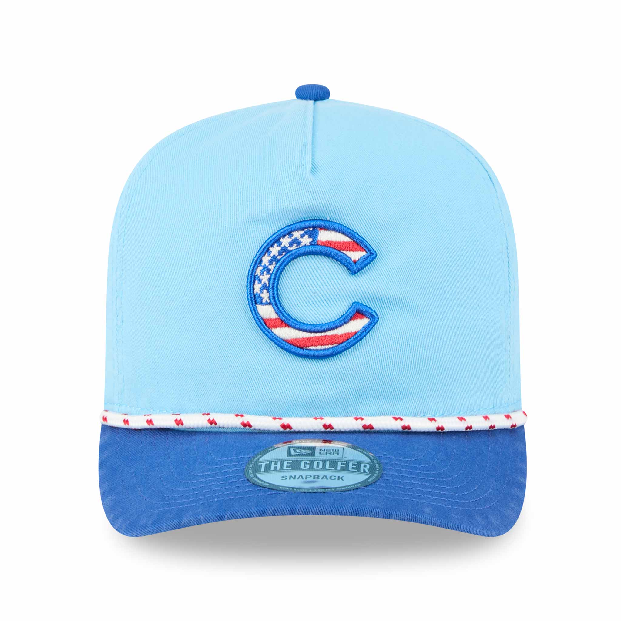 Chicago Cubs New Era 2025 Fourth of July Rope Golfer Adjustable Cap - Image 4