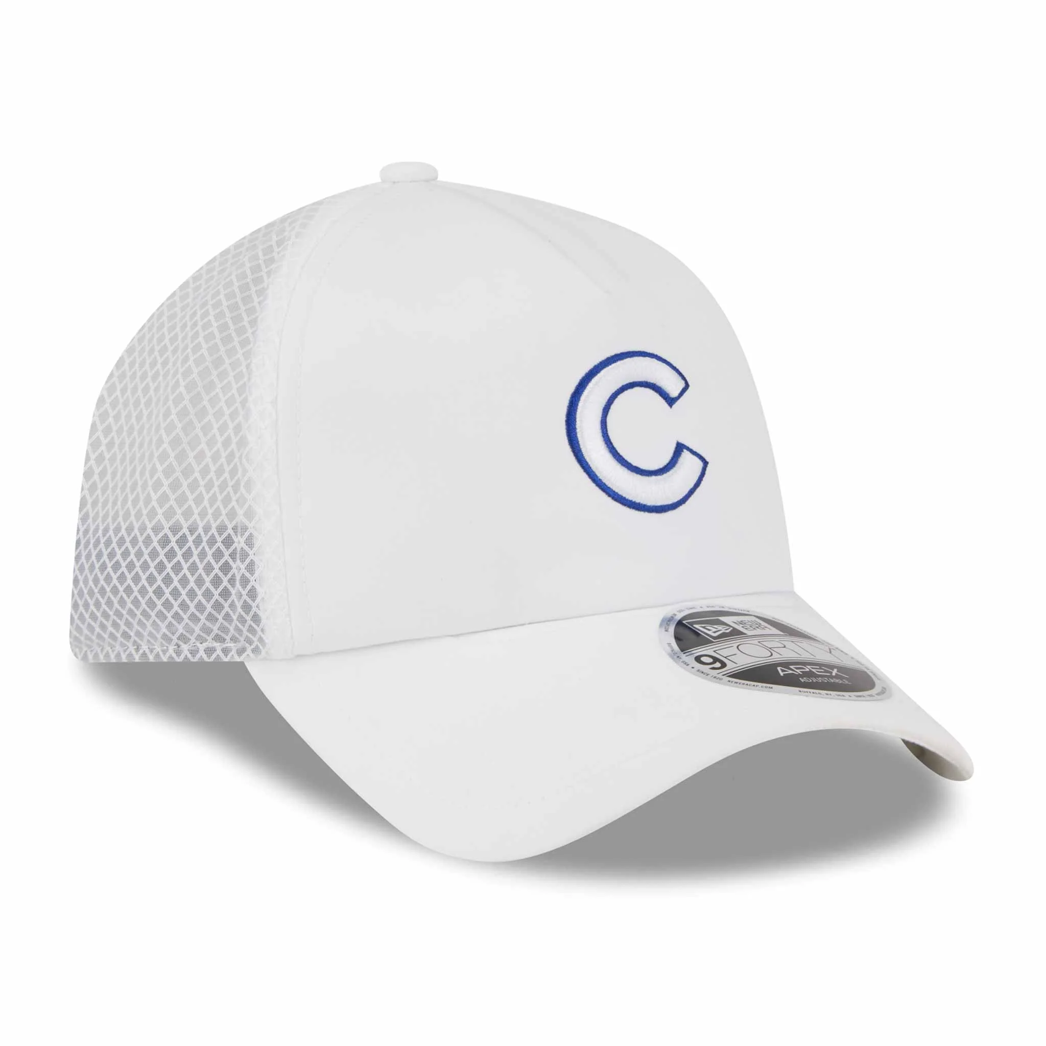 Chicago Cubs New Era 2026 White Batting Practice 9FORTY Apex Adjustable Cap - Image 5