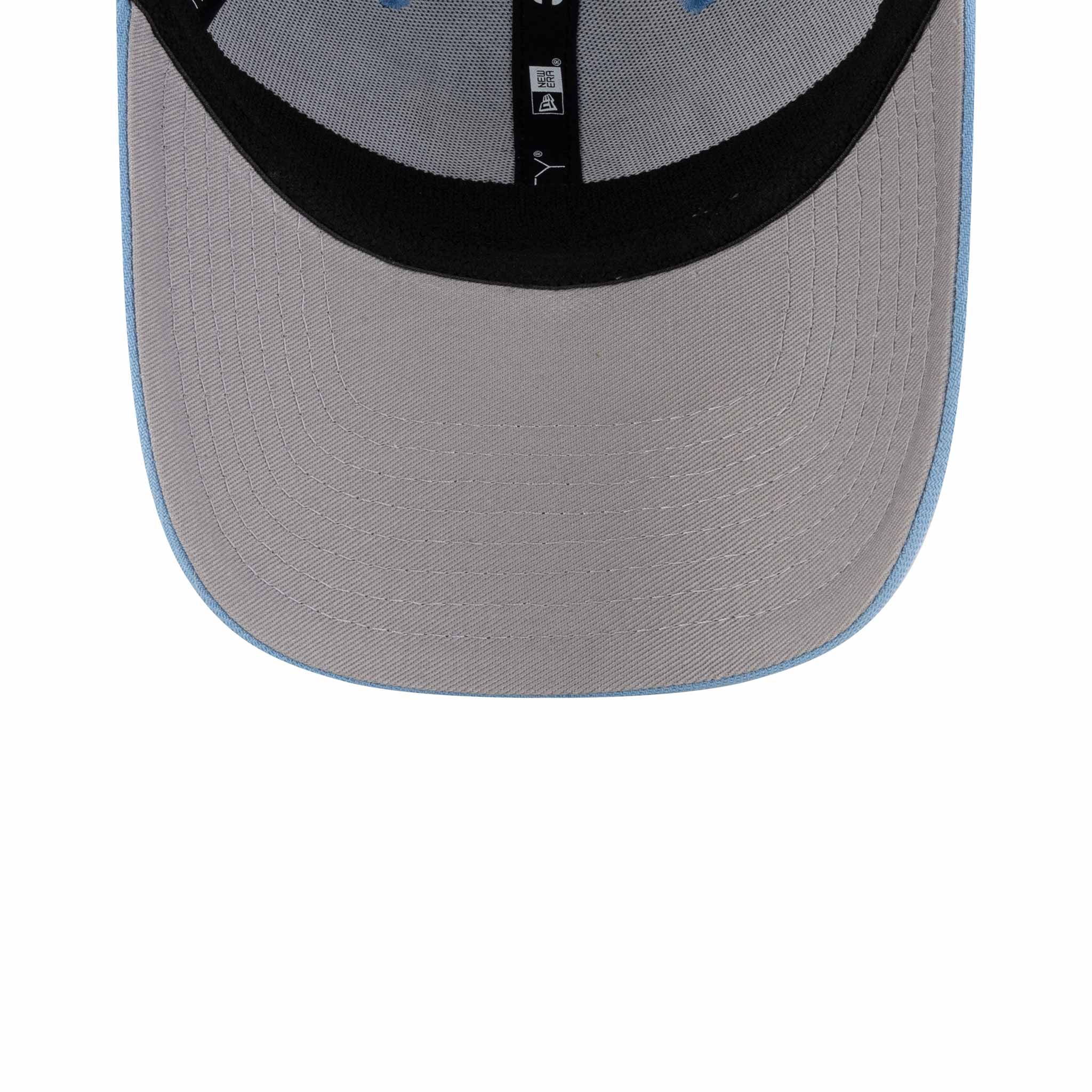 Chicago Cubs New Era 39THIRTY Baby Blue Pinstripe 1969 Bear Stretch Fit Cap - Image 7
