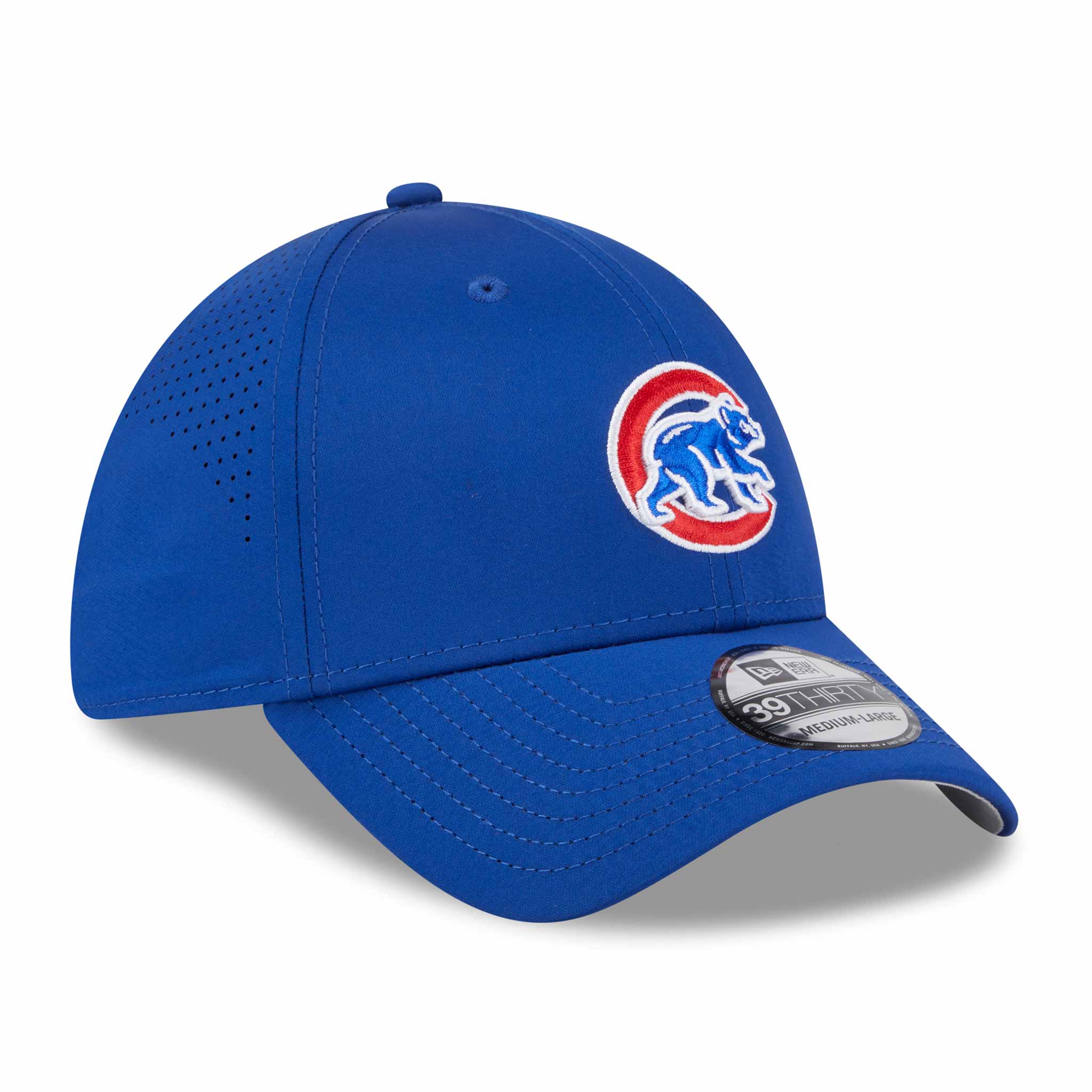 Chicago Cubs New Era 39THIRTY Walking Bear Royal Blue Stretch Fit Cap - Image 5