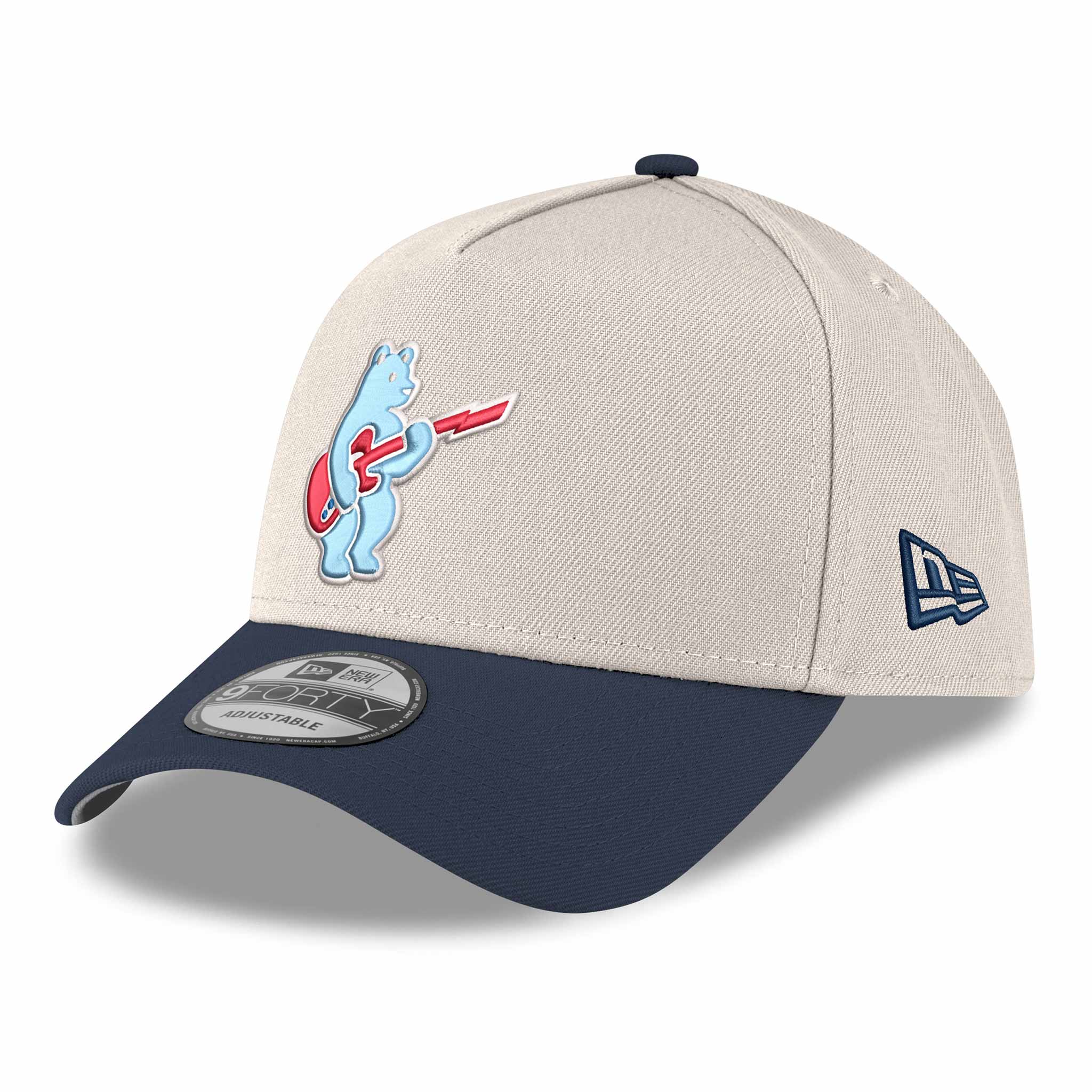 Chicago Cubs New Era 9FORTY M Crown Rock Bear Two Tone Adjustable Cap - Image 3