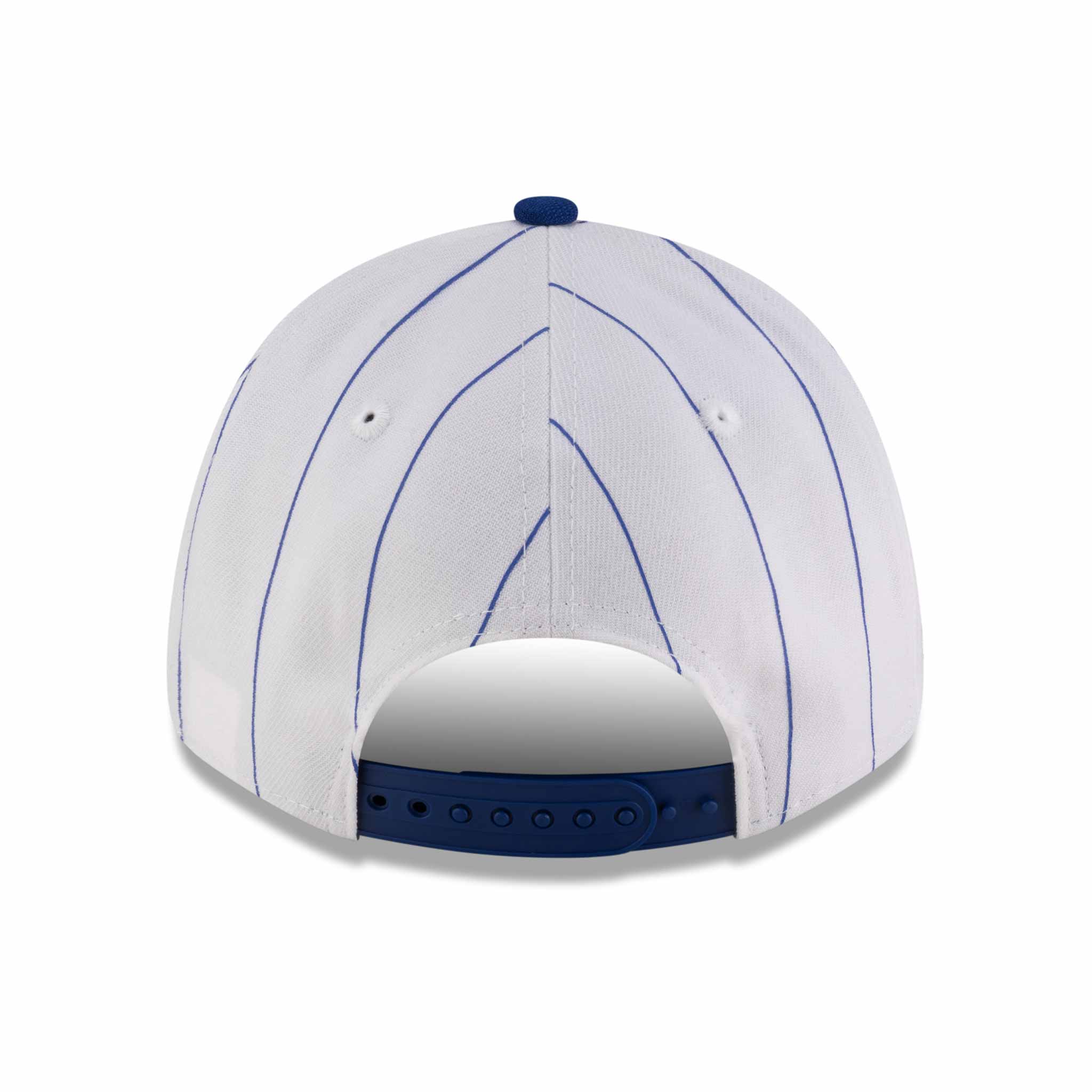Chicago Cubs New Era 9FORTY White Pinstripe Walking Bear Adjustable Cap - Image 2