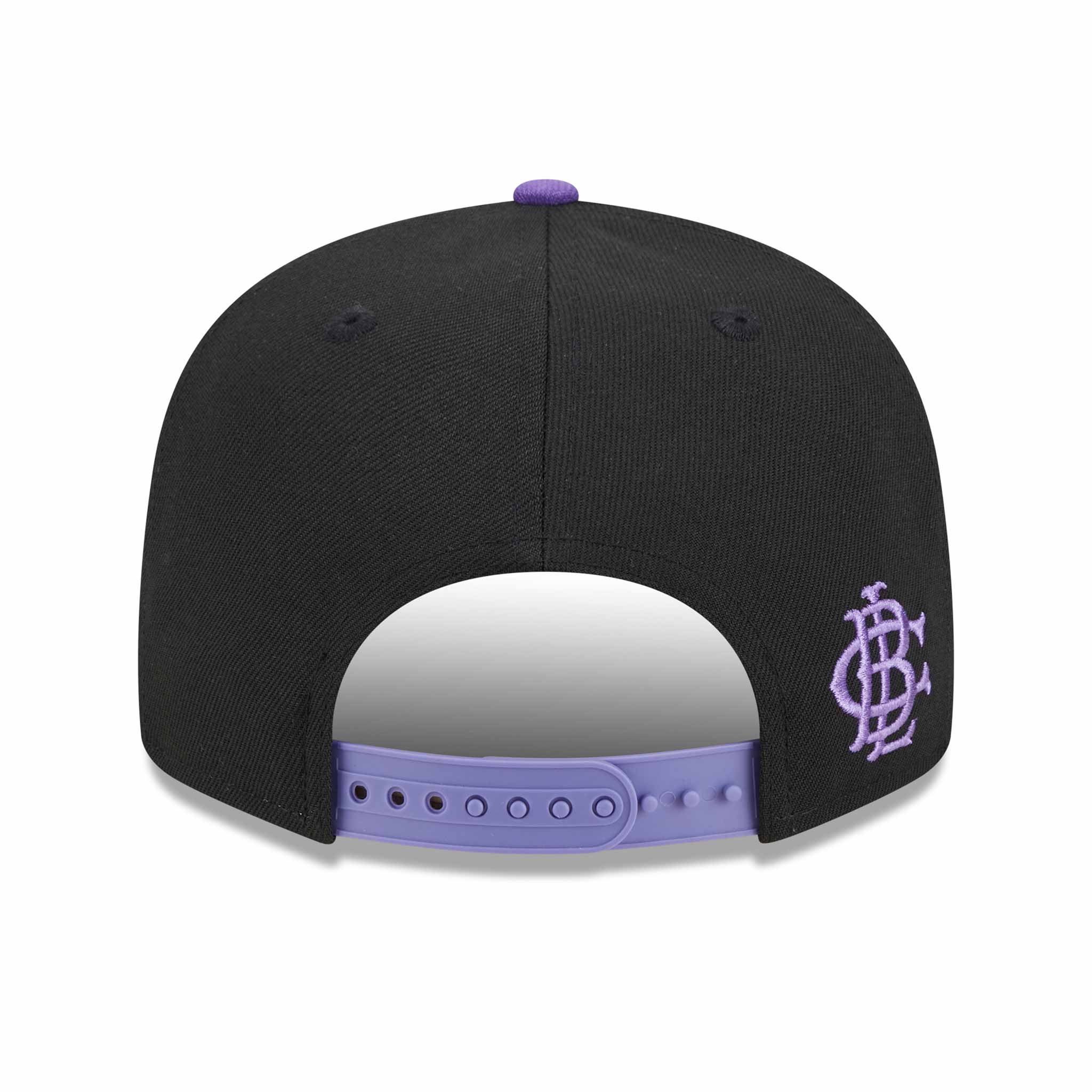 Chicago Cubs New Era Big League Chew 2024 9FFIFTY Black Purple Snap Back Cap - Image 2