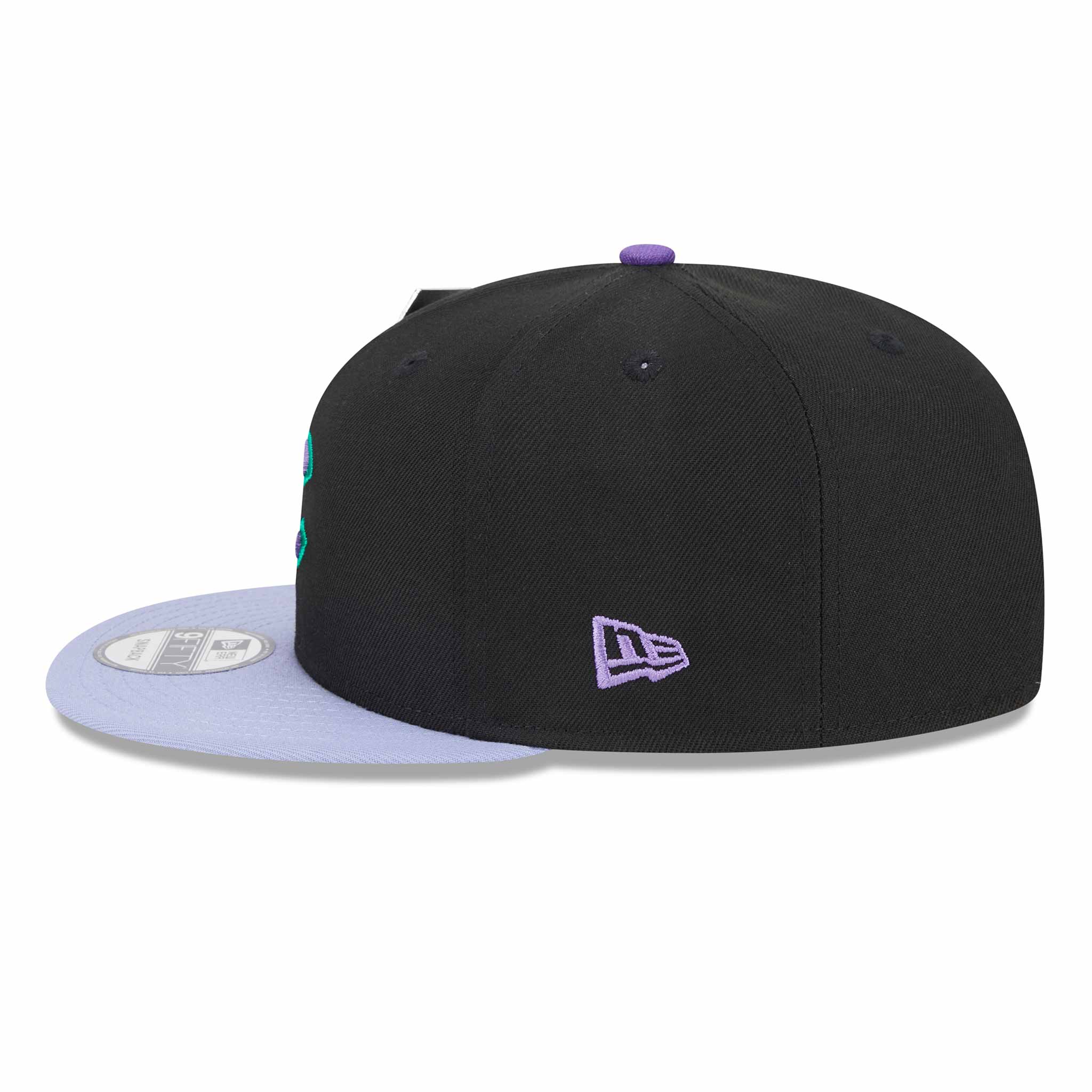 Chicago Cubs New Era Big League Chew 2024 9FFIFTY Black Purple Snap Back Cap - Image 3
