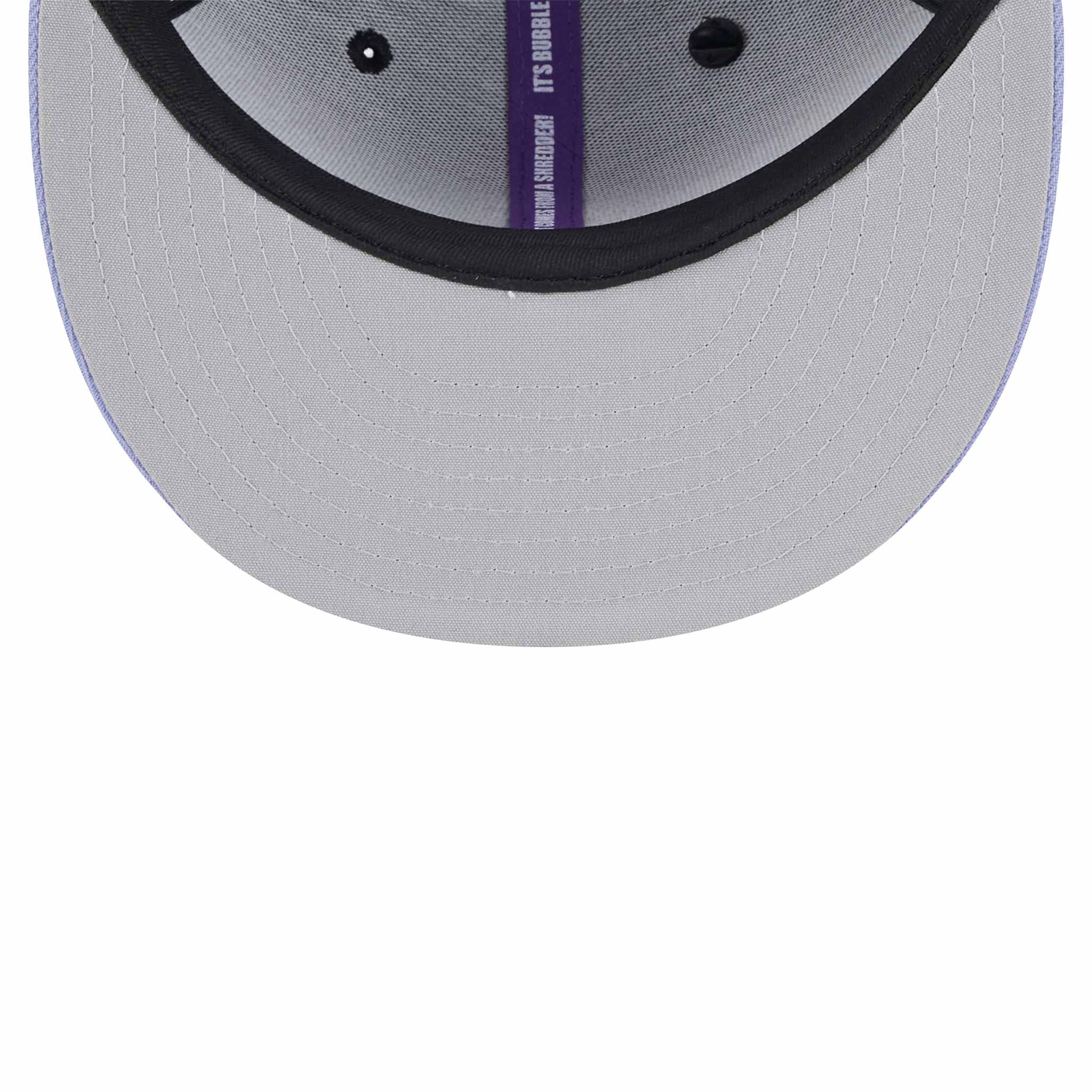 Chicago Cubs New Era Big League Chew 2024 9FFIFTY Black Purple Snap Back Cap - Image 7